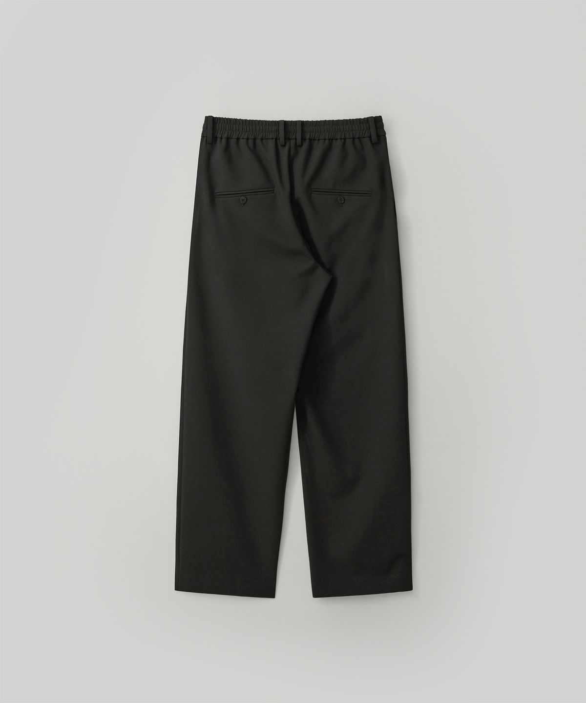 어나더 오피스(ANOTHER OFFICE) [AW] Habana Banded Slacks (Black)