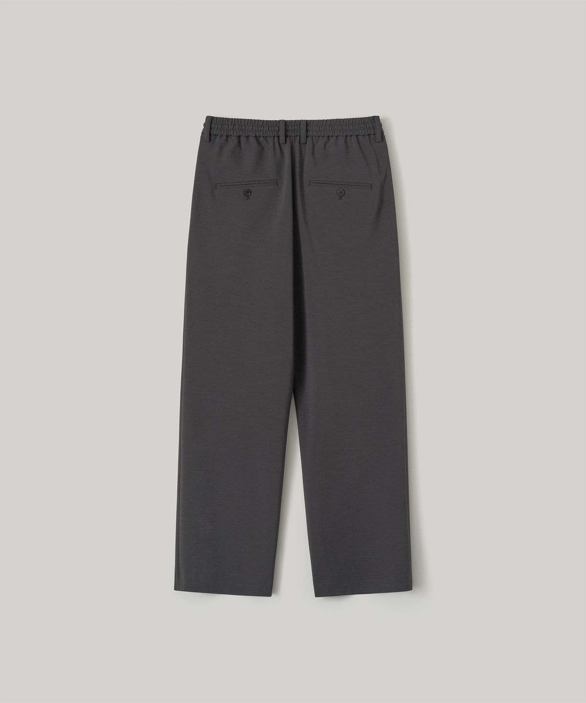 어나더 오피스(ANOTHER OFFICE) [SS] Habana Banded Slacks (Charcoal)