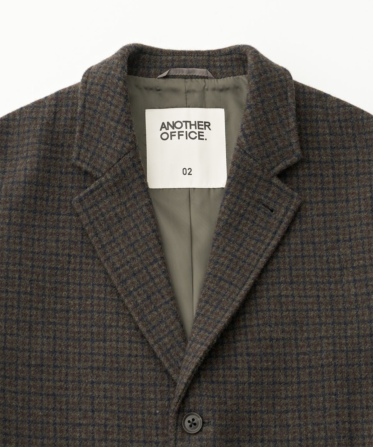 어나더 오피스(ANOTHER OFFICE) Scape 3Button Jacket (Shetland-Check)