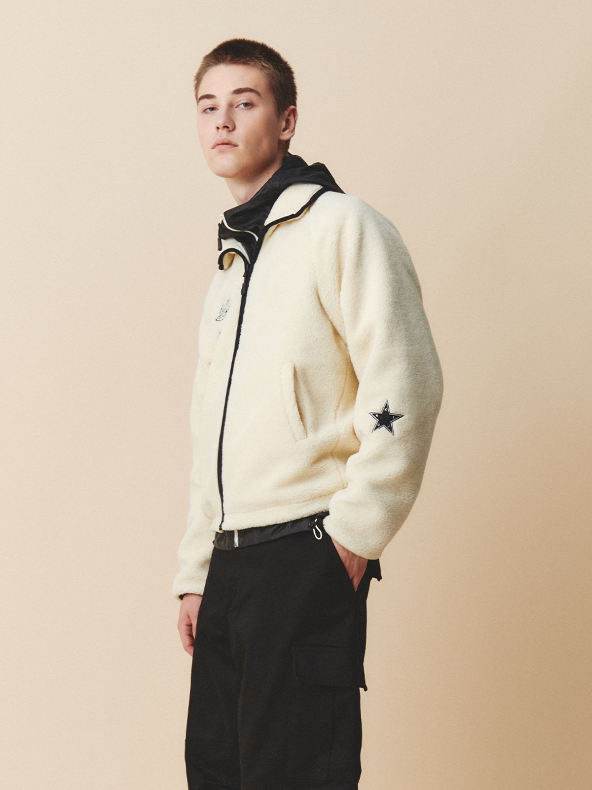 기준(KIJUN) Dove Fleece Jacket UNISEX Ivory