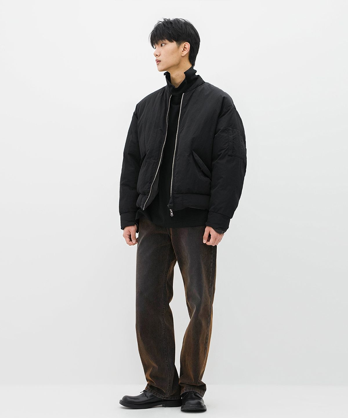 에러스익셉티드(ERRORS EXCEPTED) DP9927GR 벨벳 데님팬츠 (Copper grey)