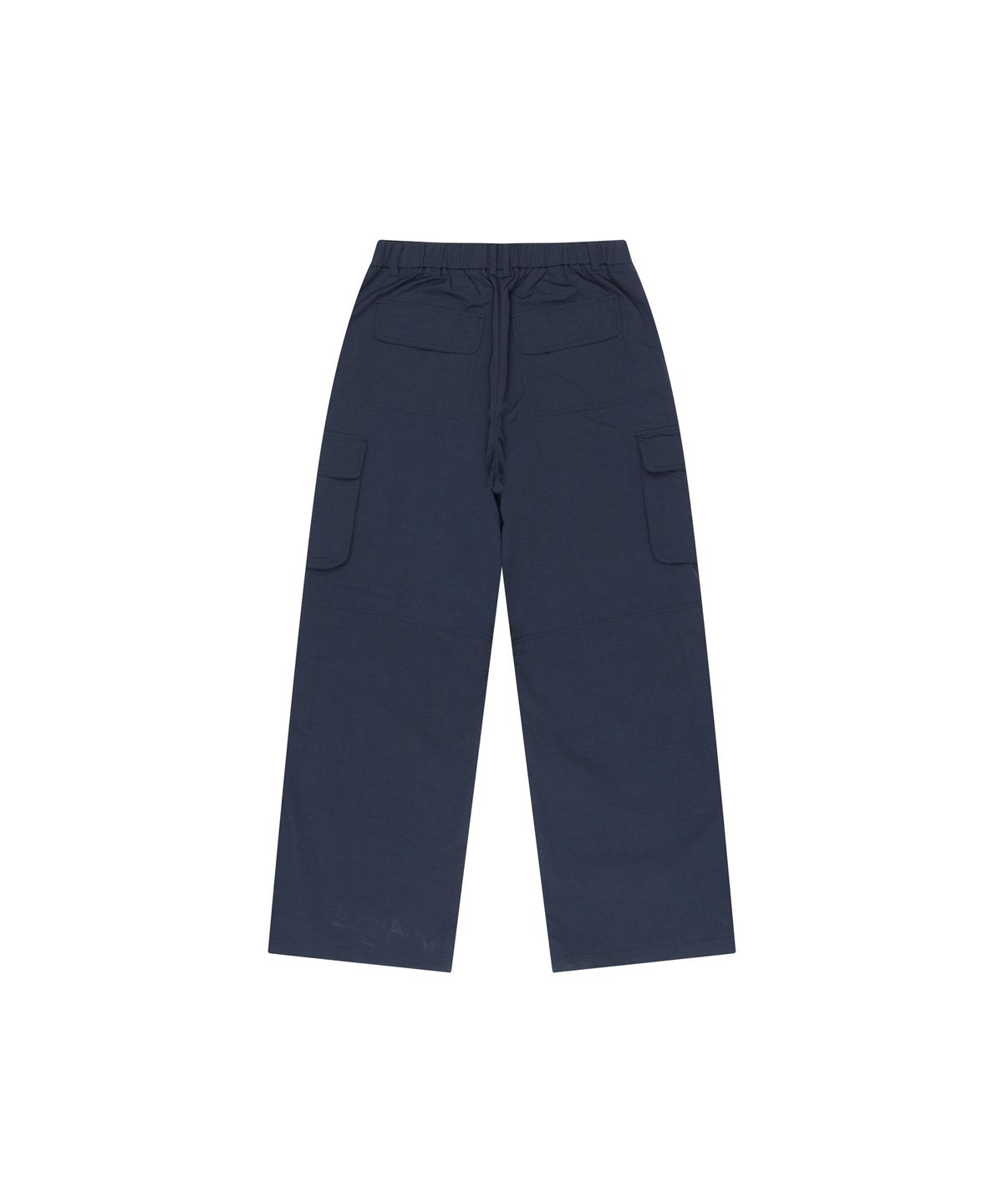 아캄(AAKAM) Stretched Knee Slit Cargo Pants (Navy)