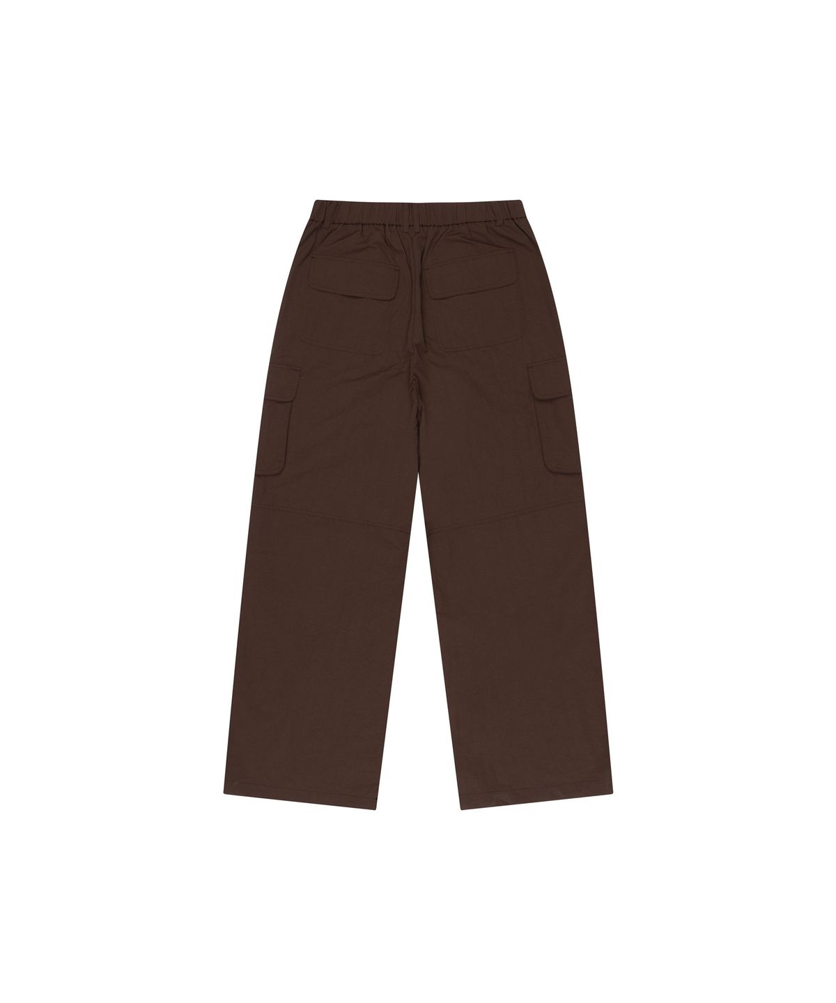 아캄(AAKAM) Stretched Knee Slit Cargo Pants (Brown)