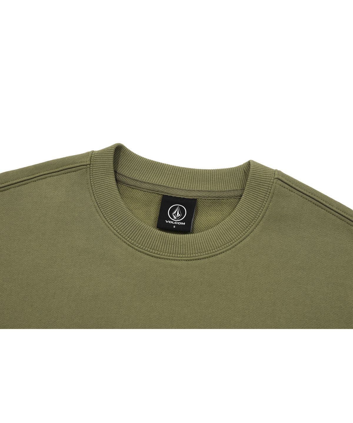 볼컴(VOLCOM) 플라잉 오버핏 맨투맨(라이트 카키)