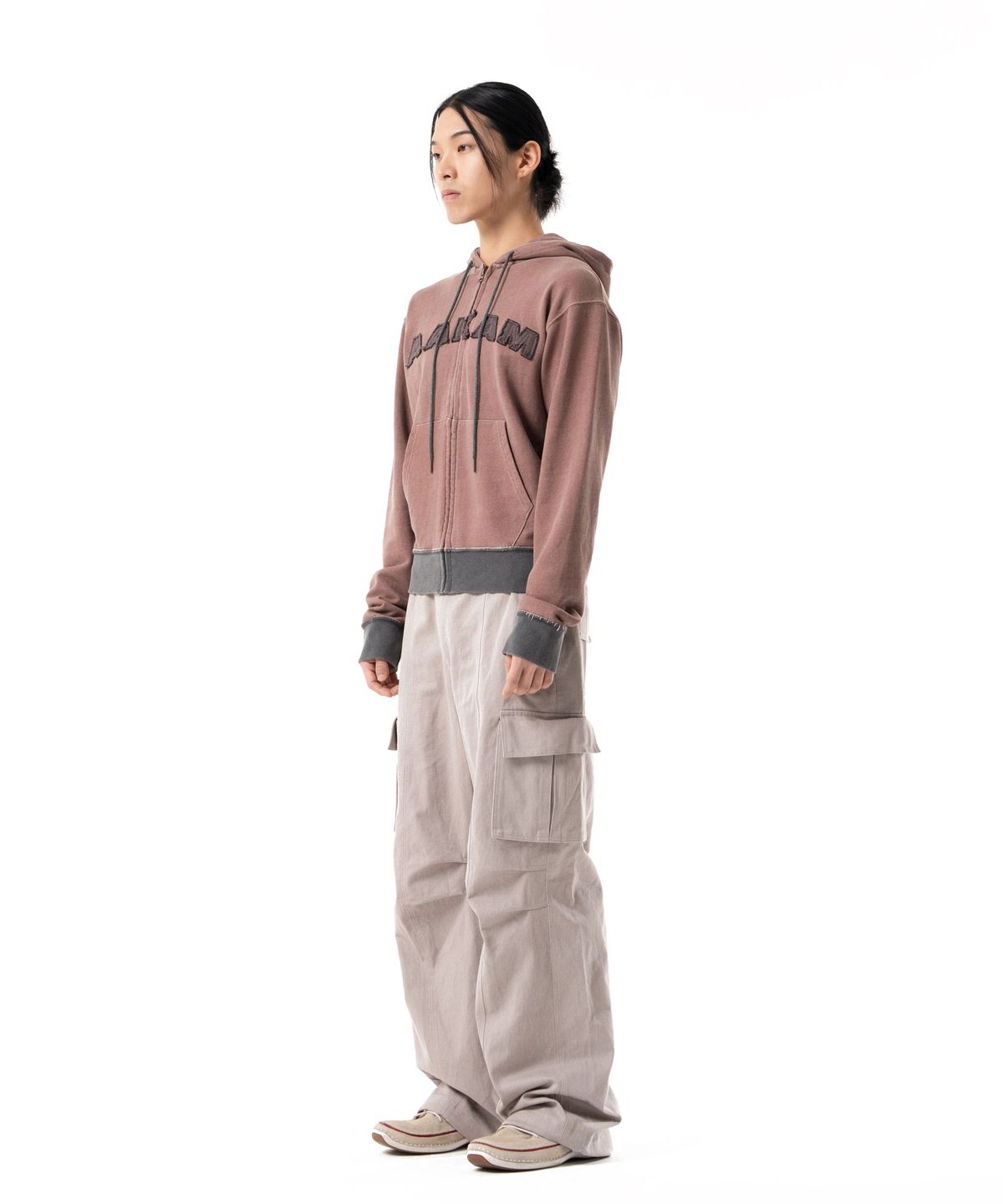 아캄(AAKAM) Pigment Cargo Pocket Pants (Gray)
