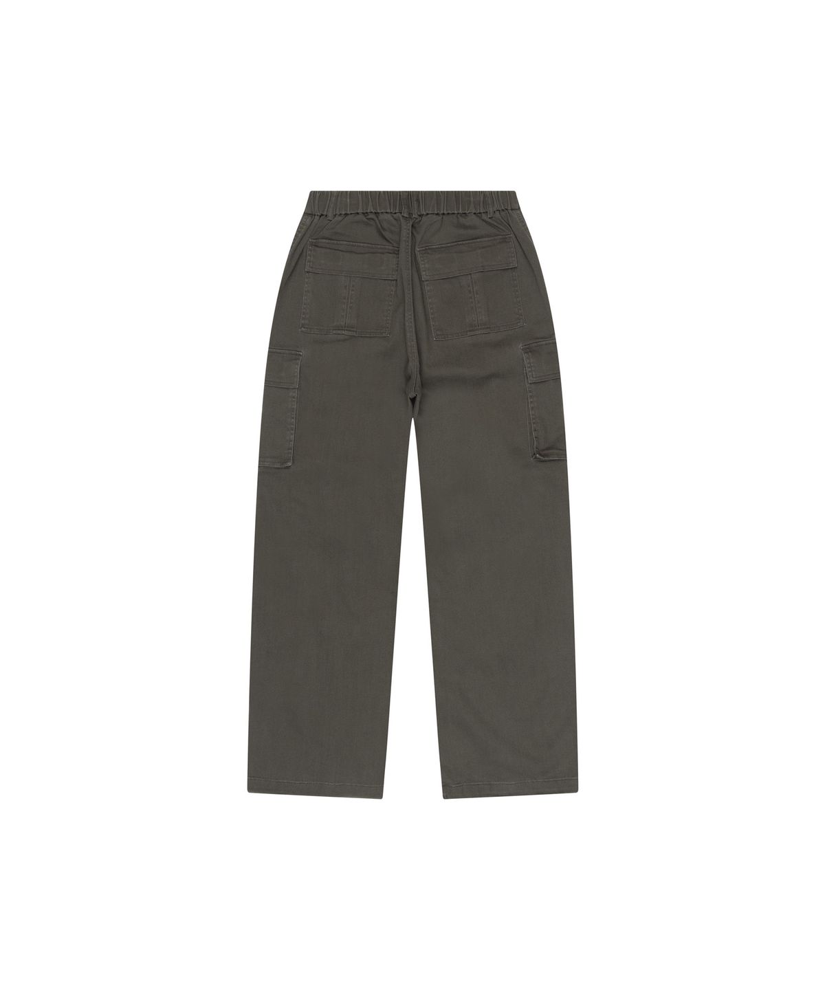 아캄(AAKAM) Washed Semi Wide Cargo Pants (Khaki)