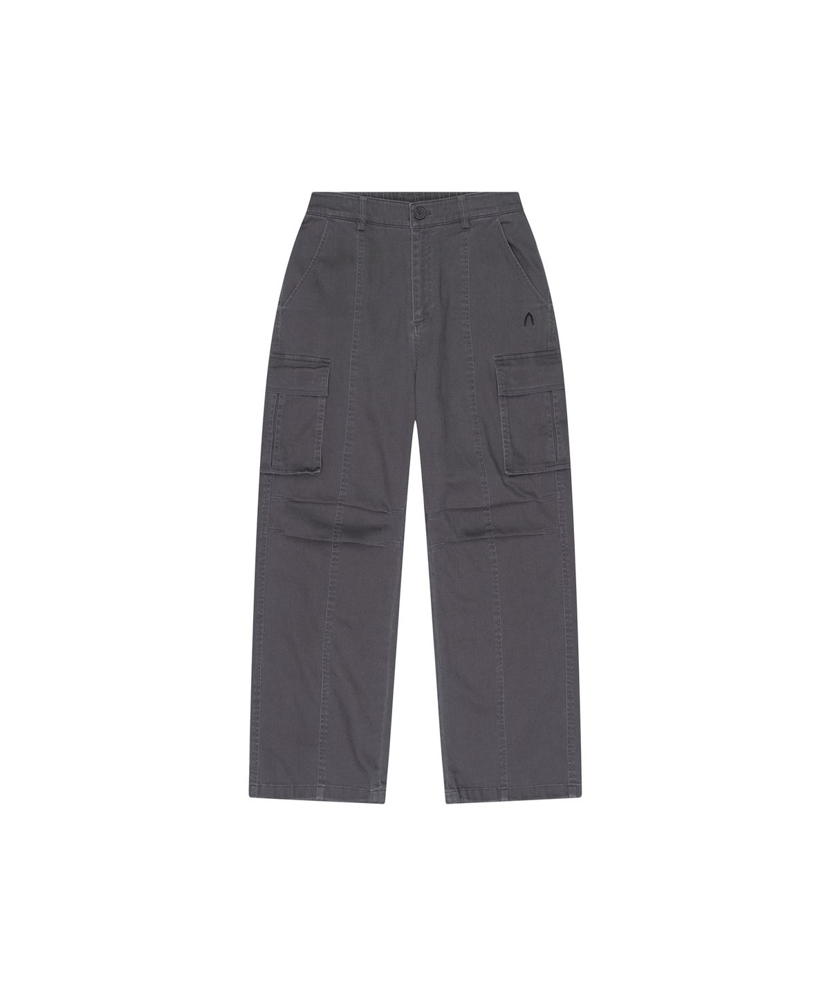 아캄(AAKAM) Washed Semi Wide Cargo Pants (Gray)