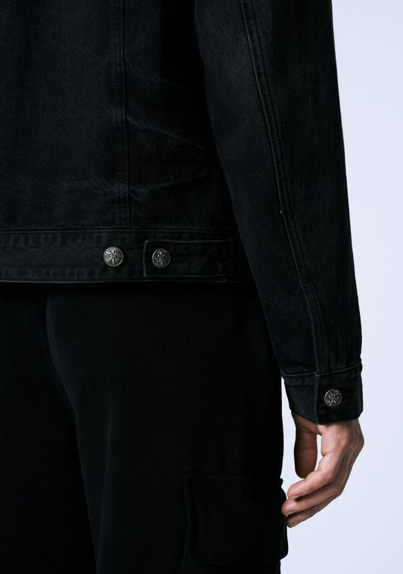 MUSINSA | SAVAGE Denim Trucker Jacket - Washed Black