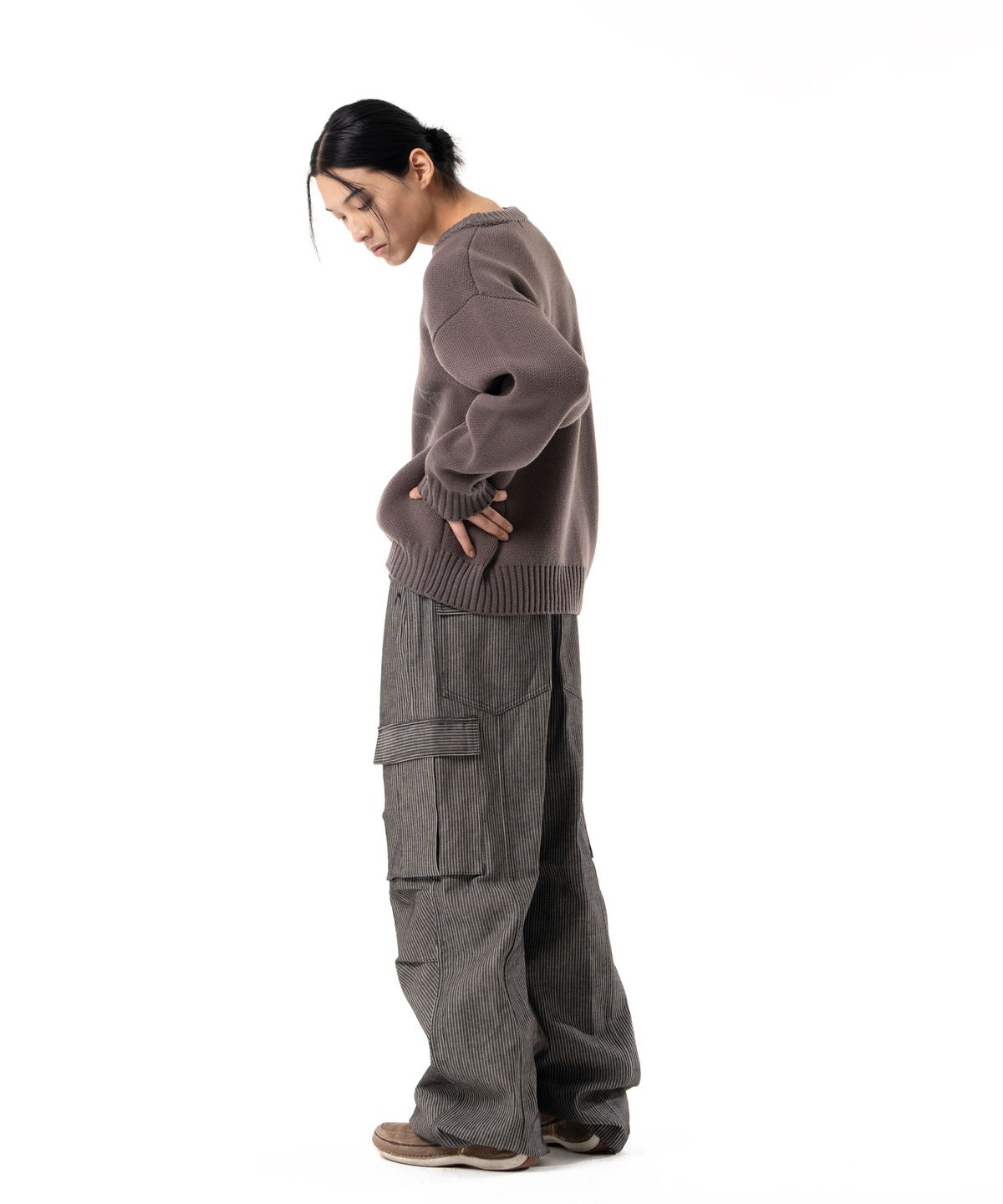 아캄(AAKAM) Devil Jacquard Knit (Brown)