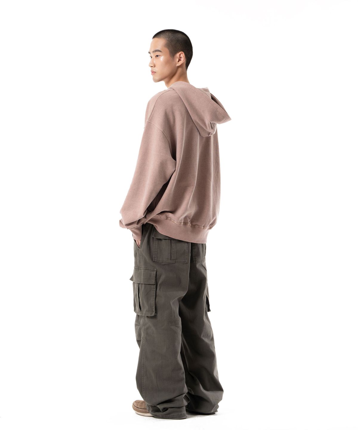 아캄(AAKAM) Pure Night Printed Hoodie (Brown)