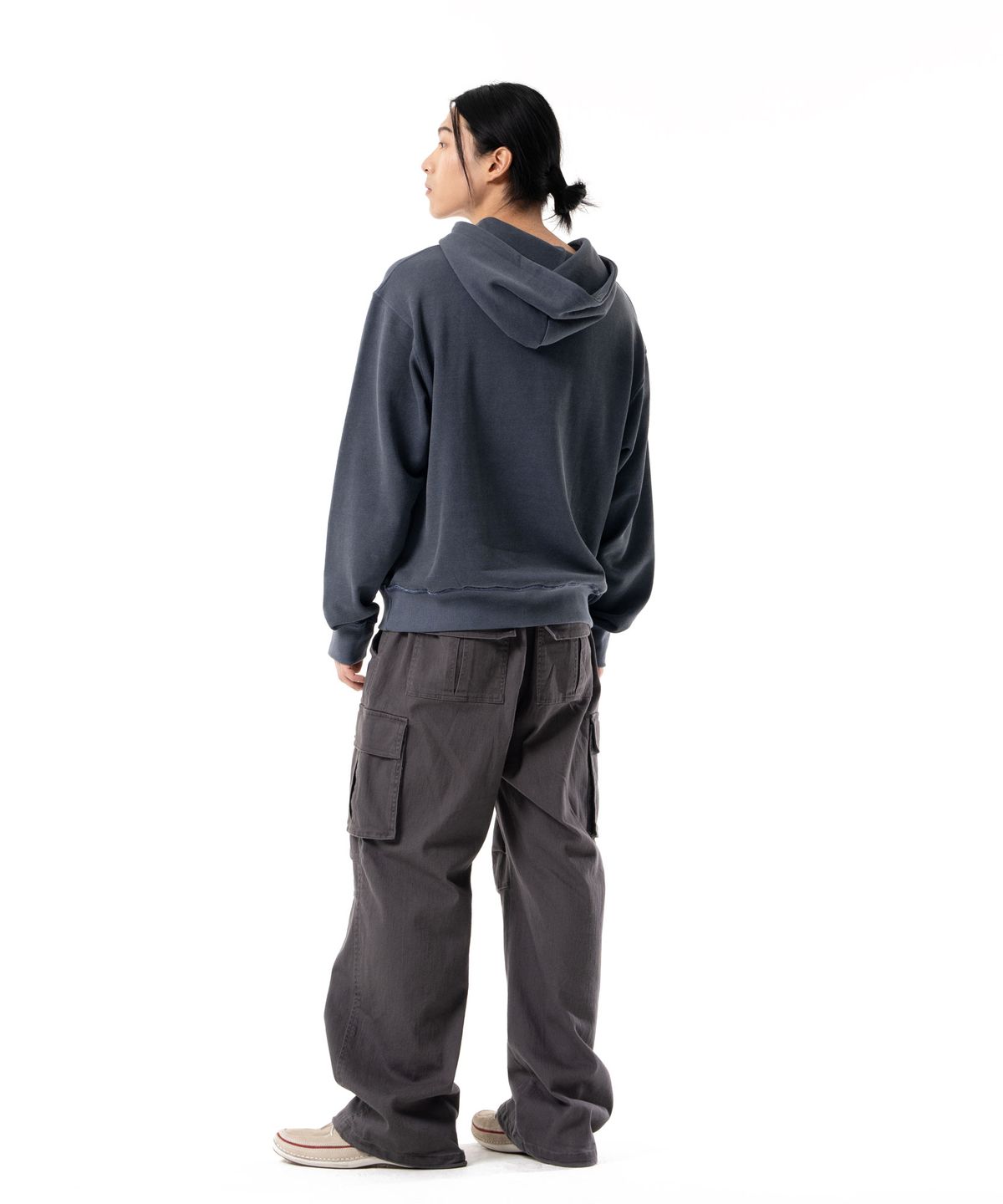 아캄(AAKAM) Techno Printed Hoodie (Blue)