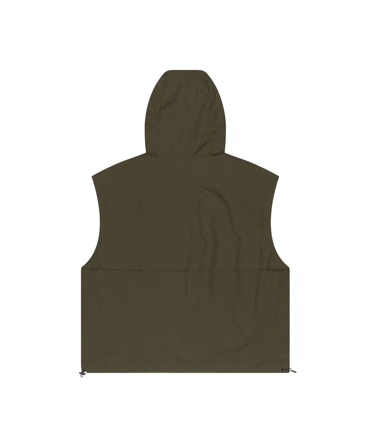 아캄(AAKAM) Nylon Hooded Vest (Khaki)