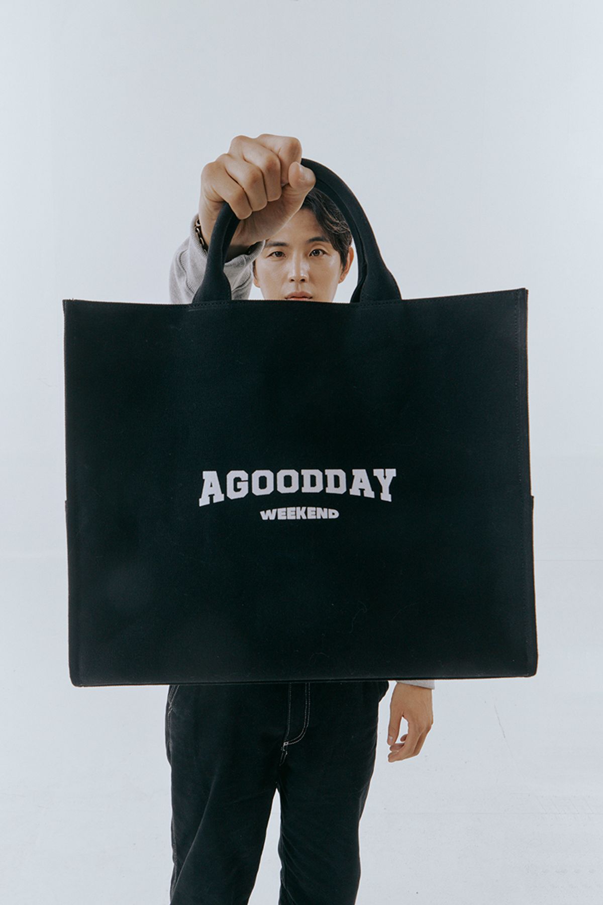 어굿데이(AGOODDAY) weekend canvas totebag (large)