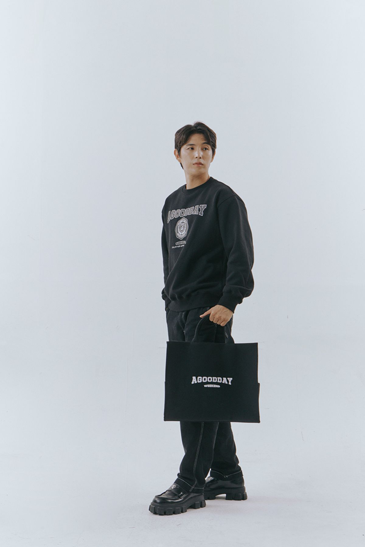 어굿데이(AGOODDAY) weekend canvas totebag (large)