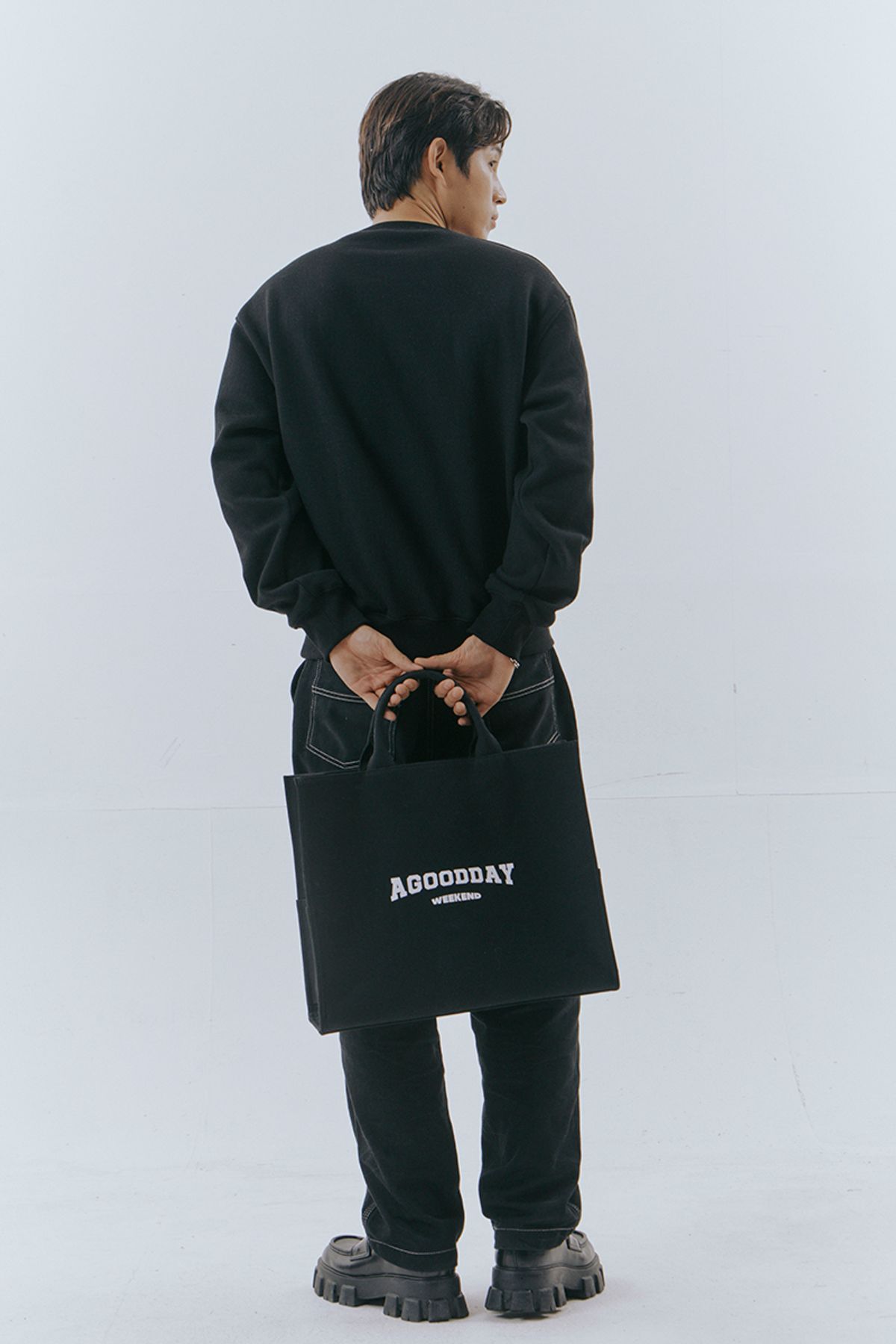 어굿데이(AGOODDAY) weekend canvas totebag (large)
