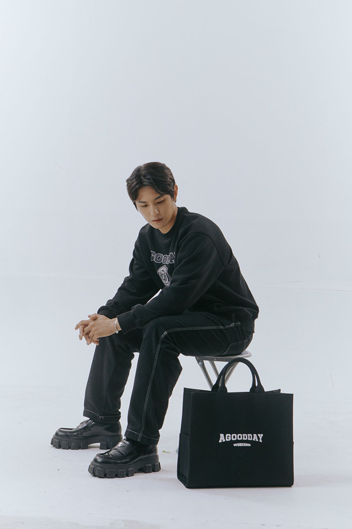 어굿데이(AGOODDAY) weekend canvas totebag (large)