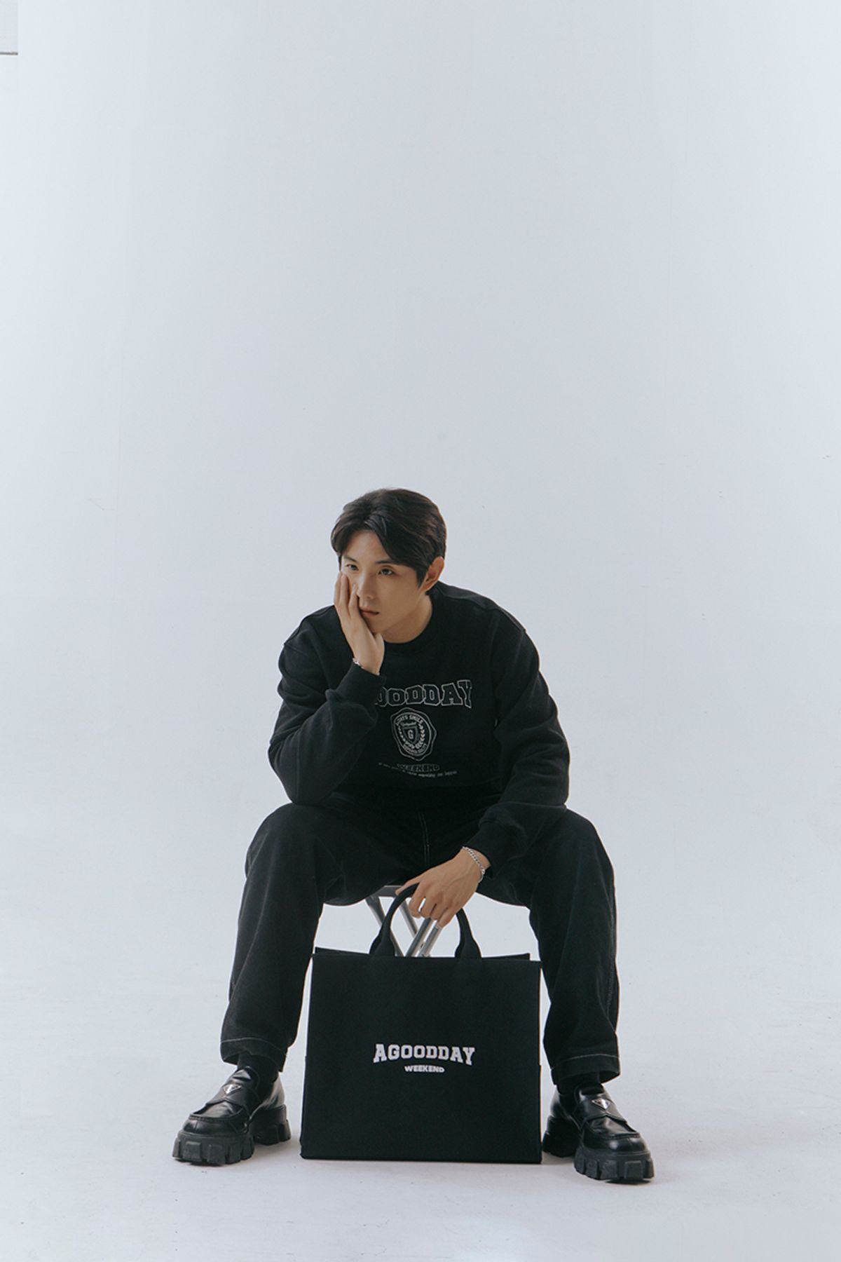 어굿데이(AGOODDAY) weekend canvas totebag (large)