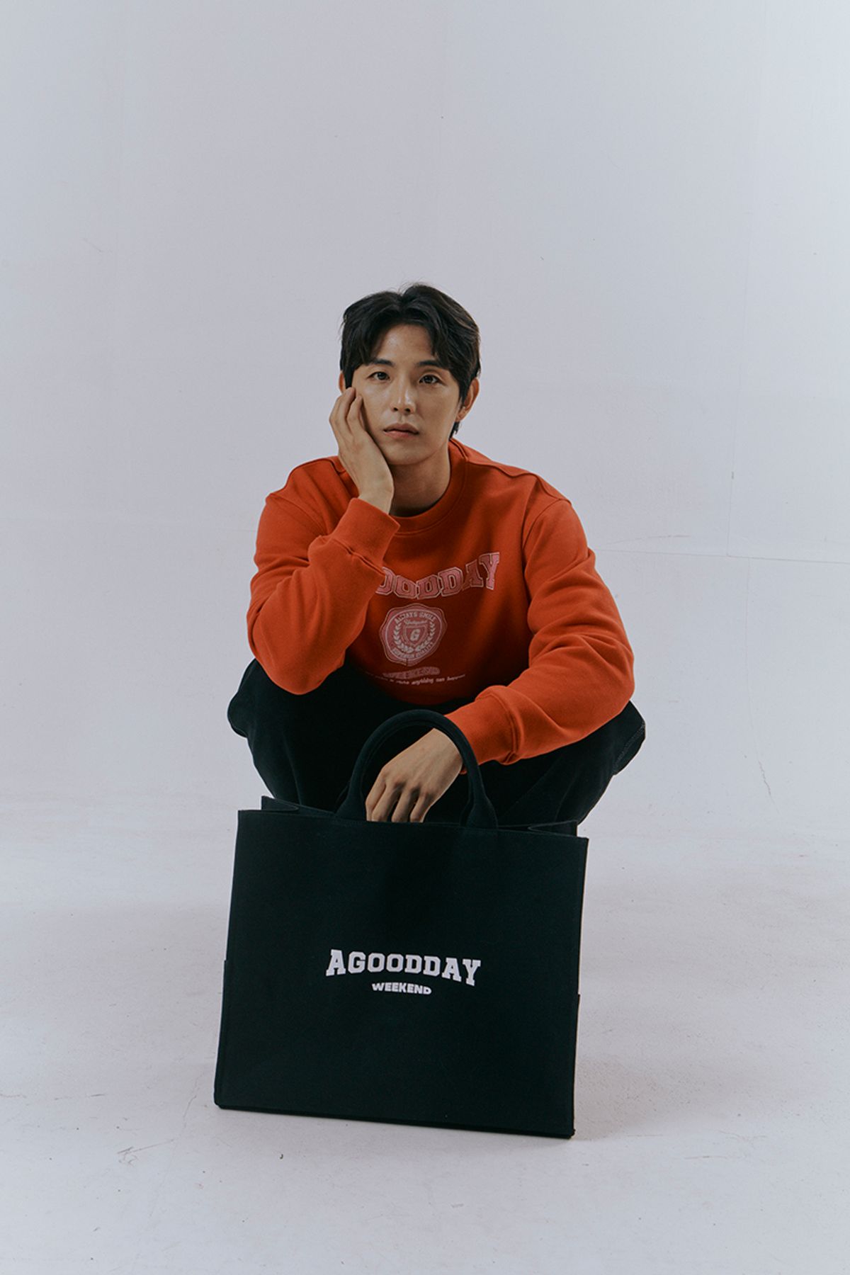 어굿데이(AGOODDAY) weekend canvas totebag (large)