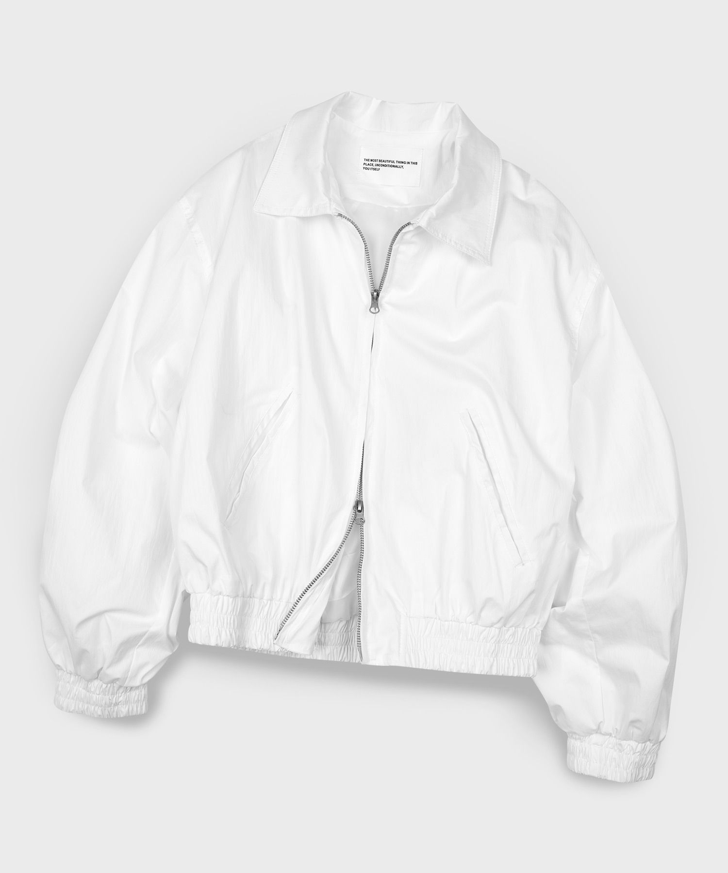 MUSINSA | PLACE STUDIO Oversized Utility Cotton Blouson Zip-up