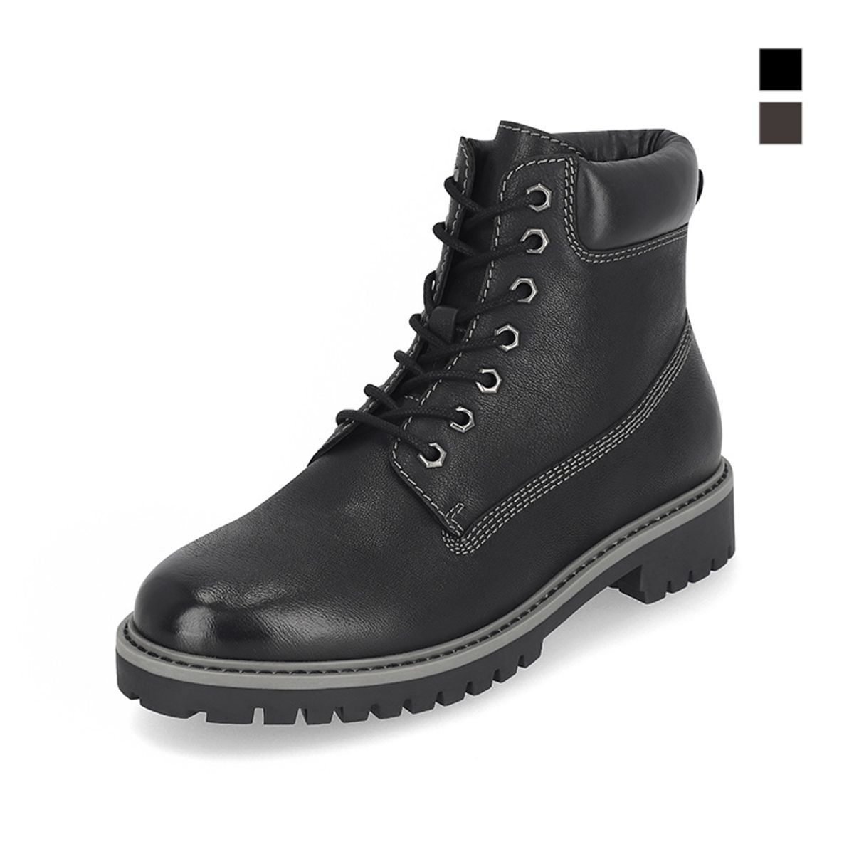 엘칸토(ELCANTO) 인텐스 남성 컴뱃 워커 부츠 3cm LCMA33I34V