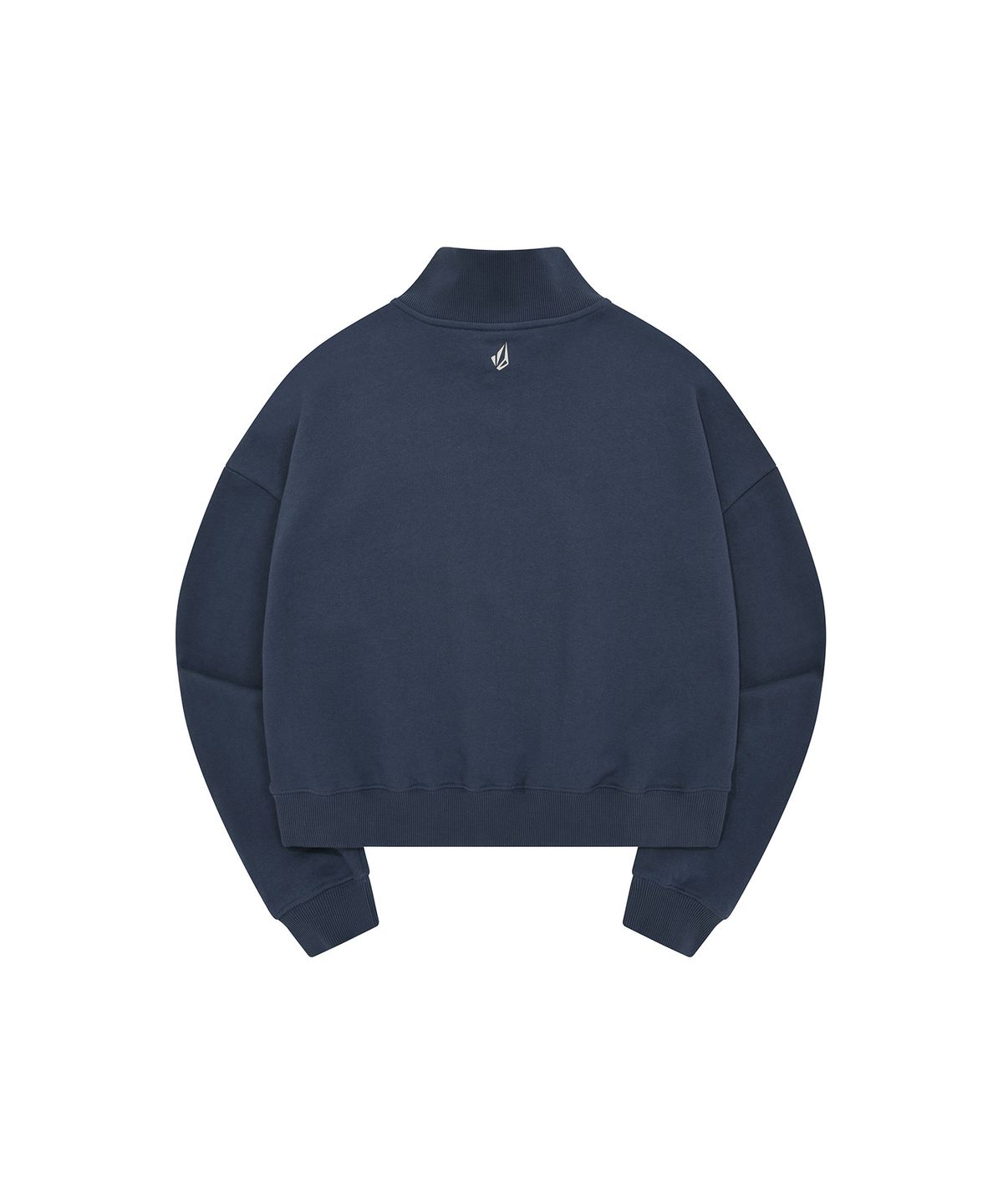 볼컴(VOLCOM) TRUE TO THIS 여성 오버핏 하프집업 맨투맨(네이비)