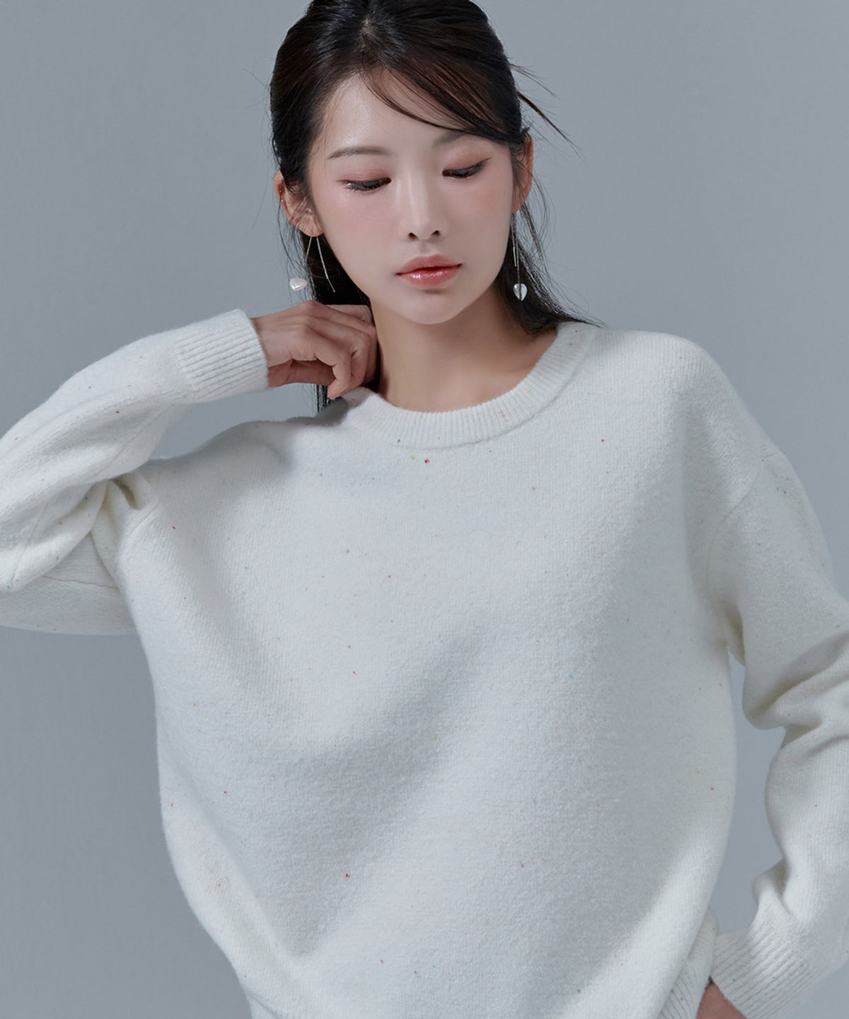 체이스컬트(CHASECULT) 여성 네프 라운드 스웨터-CFRG5274D0A