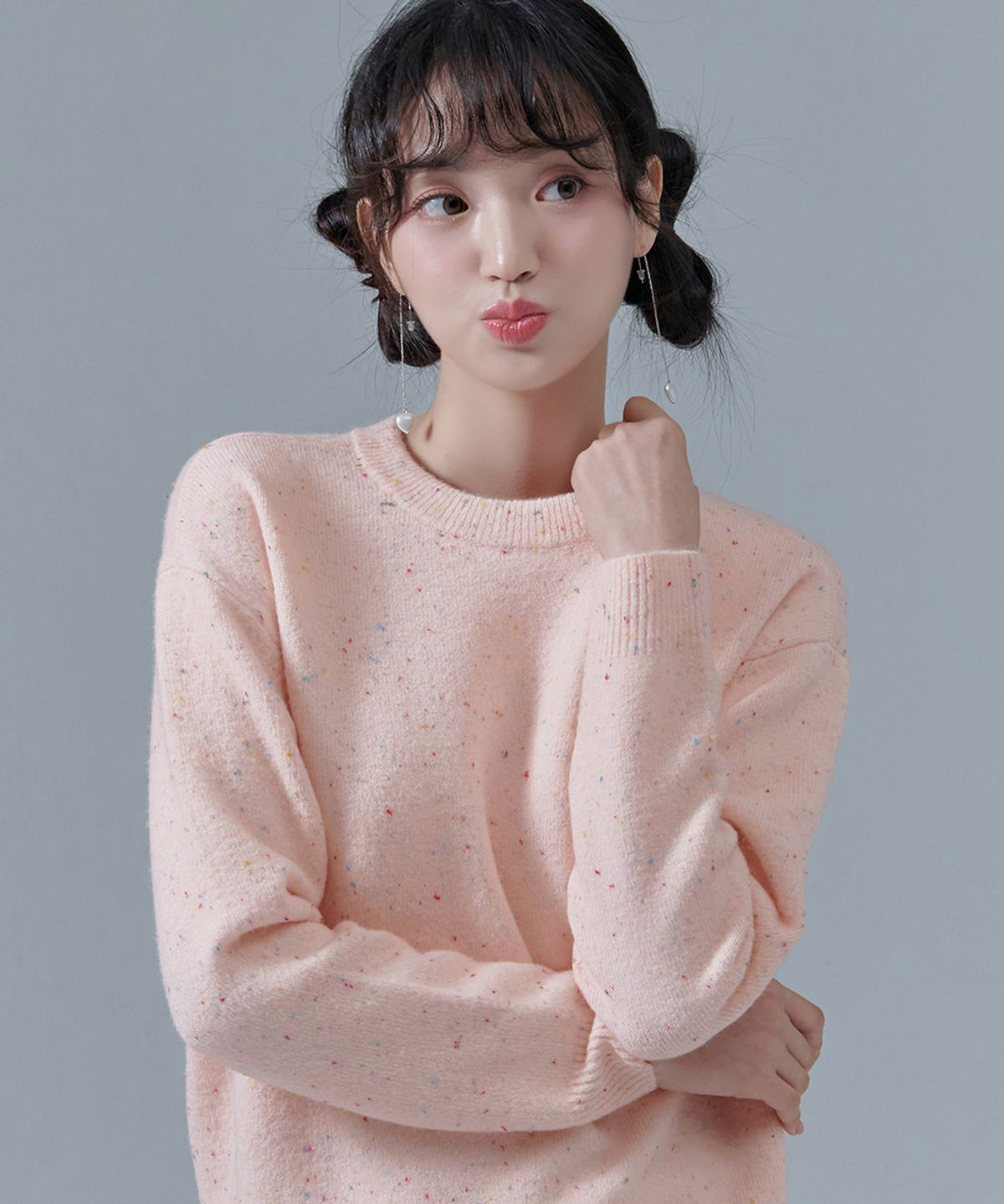 체이스컬트(CHASECULT) 여성 네프 라운드 스웨터-CFRG5274D0P