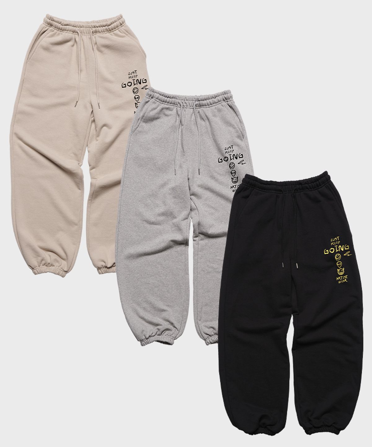 아티스트웨어(ARTISTWEAR) [ATW] 킵고잉 와이드 조거팬츠