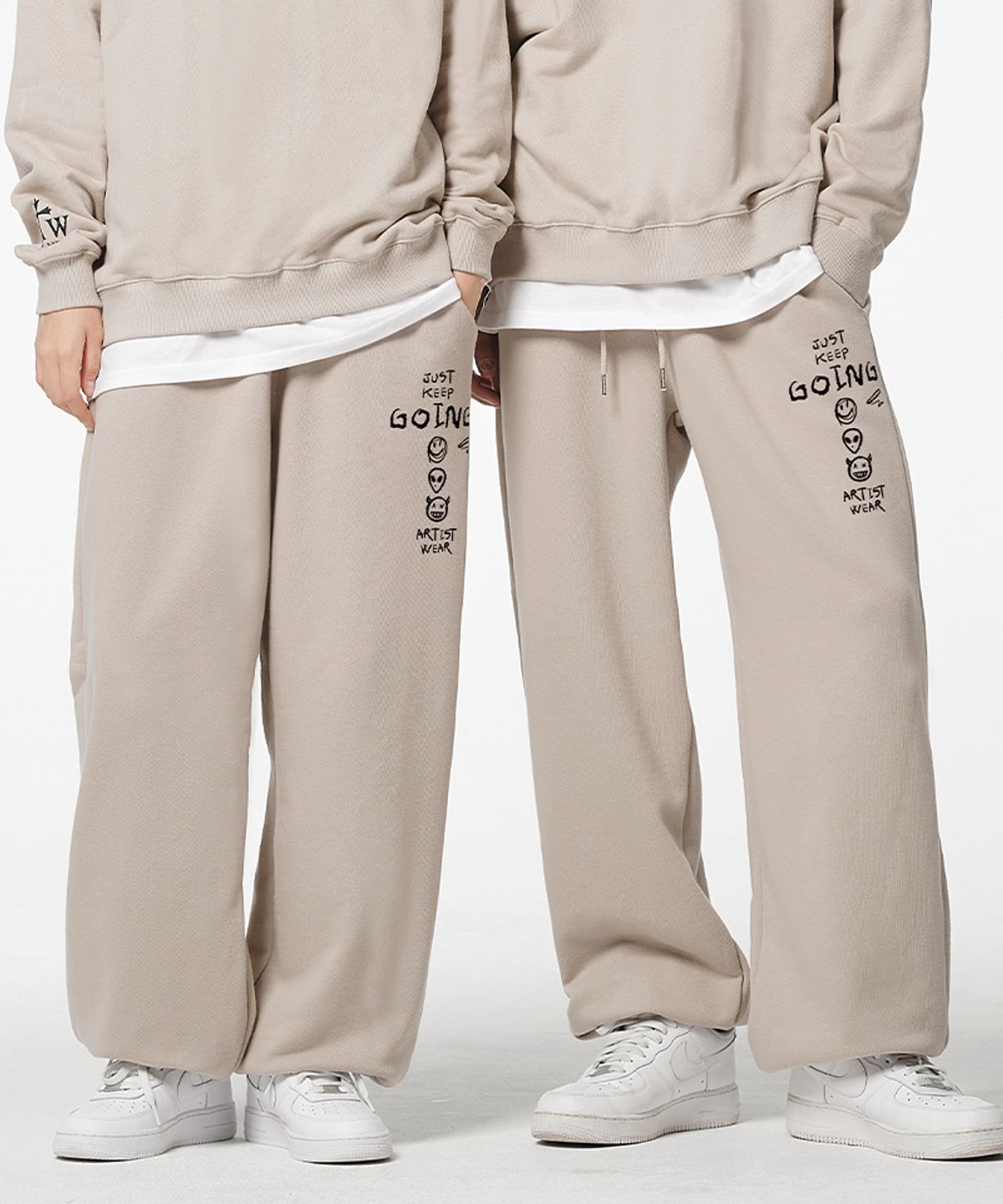 아티스트웨어(ARTISTWEAR) [ATW] 킵고잉 와이드 조거팬츠