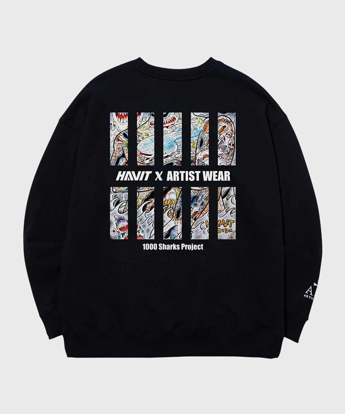아티스트웨어(ARTISTWEAR) [ATW X HAVIT] 샤크프로젝트 맨투맨