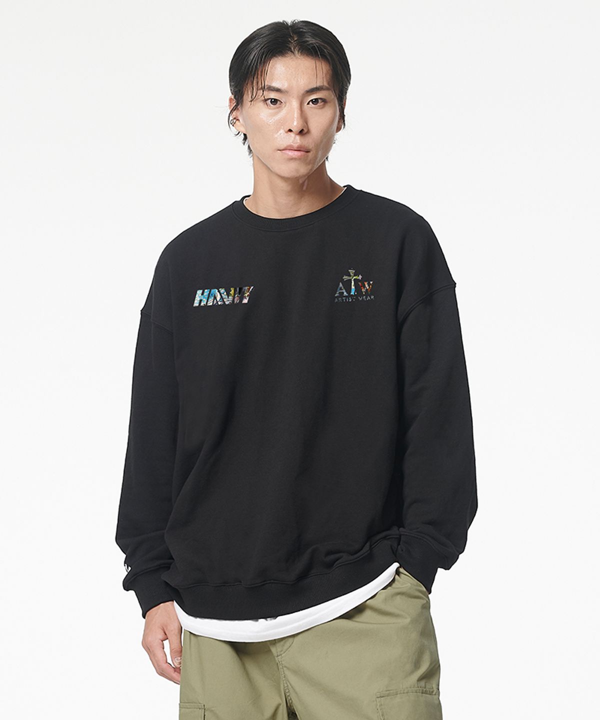 아티스트웨어(ARTISTWEAR) [ATW X HAVIT] 샤크프로젝트 맨투맨