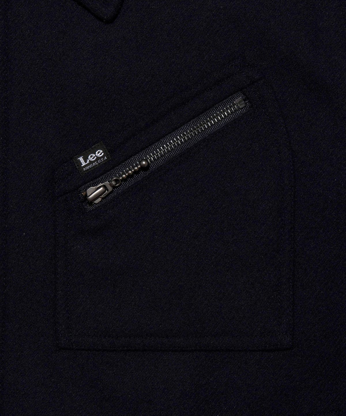 리(LEE) 91B 울 블루종 네이비