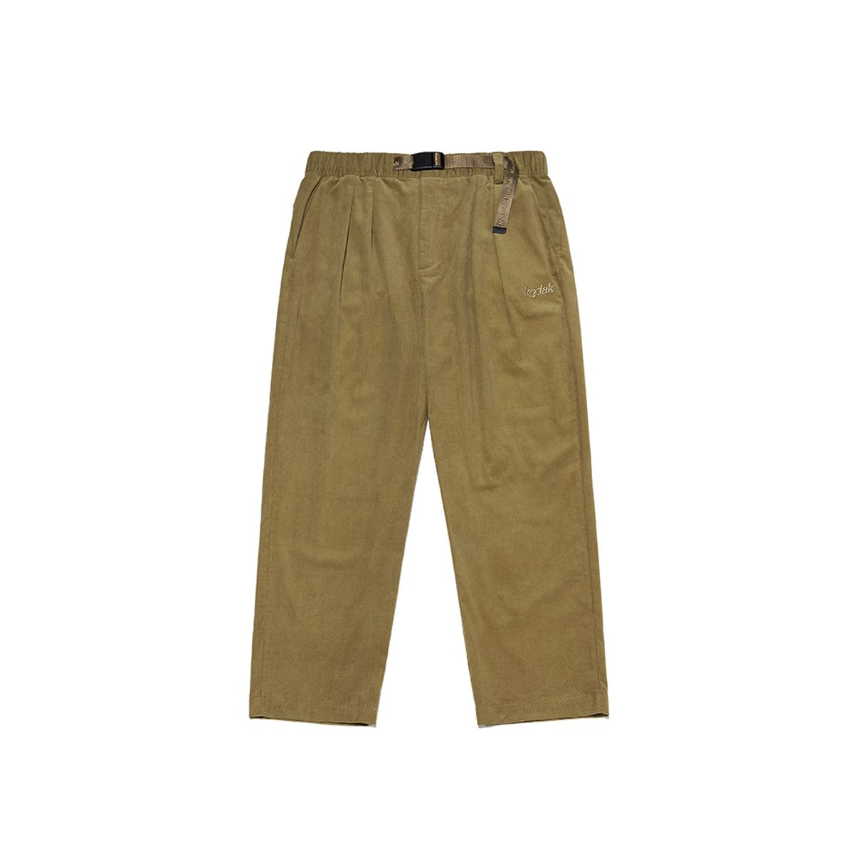 코닥(KODAK) 브라우니 코듀로이 와이드 테이퍼드핏 팬츠 BEIGE