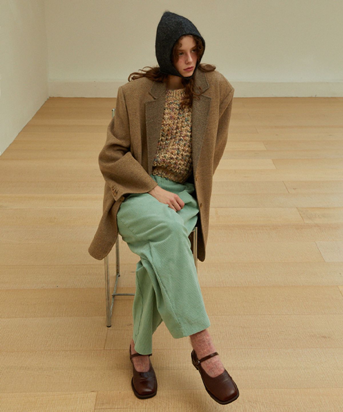 그린버터(GREENBUTTER) Corduroy Hidden Banding Pants (6color)