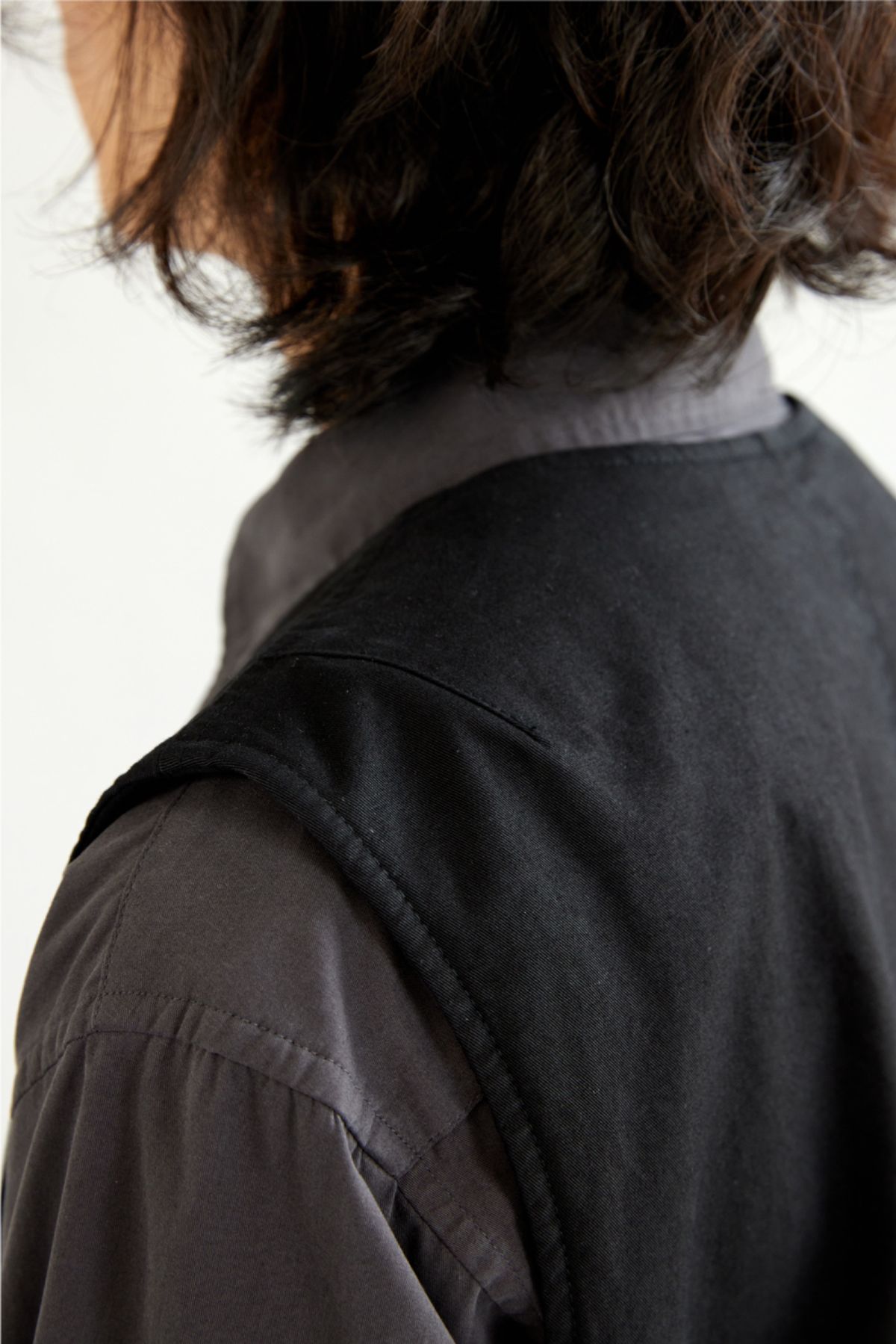 해칭룸(HATCHINGROOM) Layering Vest Black