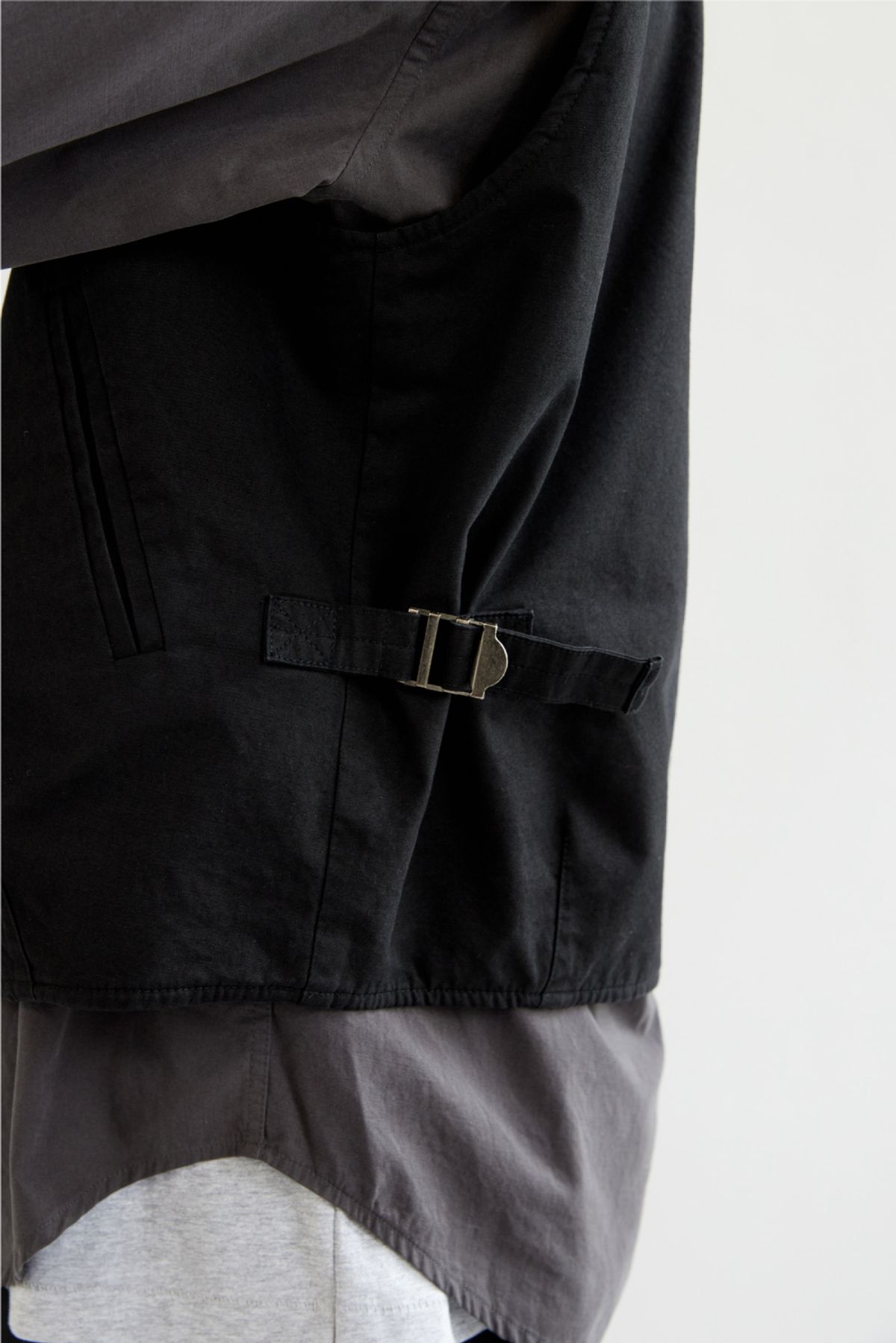 해칭룸(HATCHINGROOM) Layering Vest Black