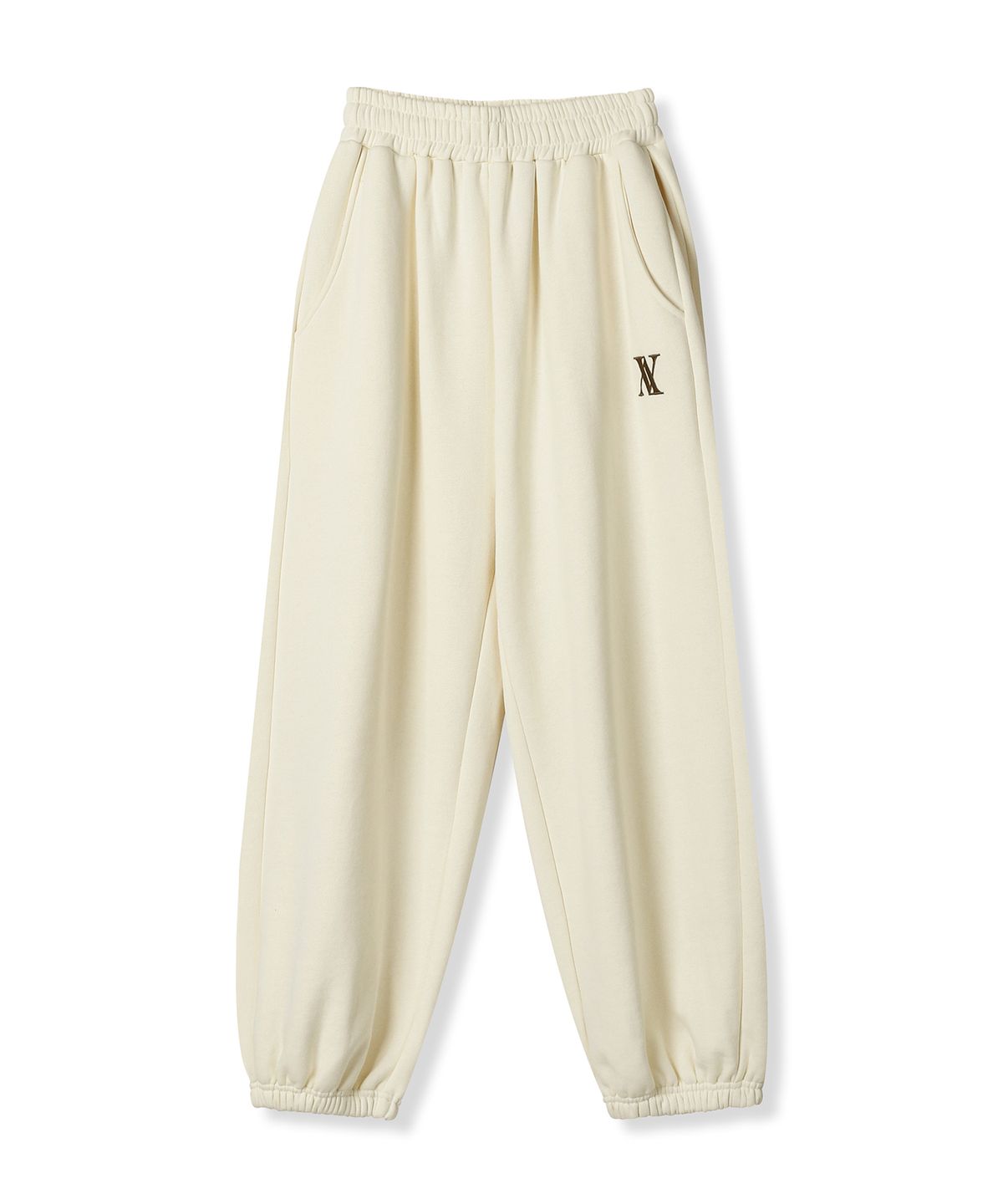 어반드레스(AVANDRESS) Ivy Wide Jogger Pants BLACK