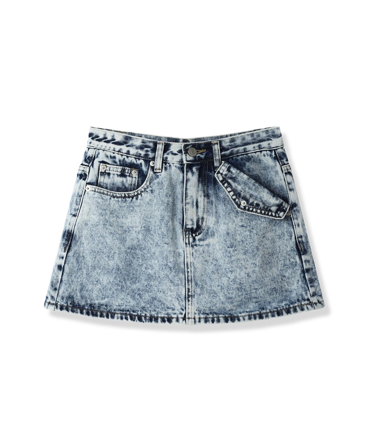 어반드레스(AVANDRESS) Ava Denim Mini Skirt BLUE