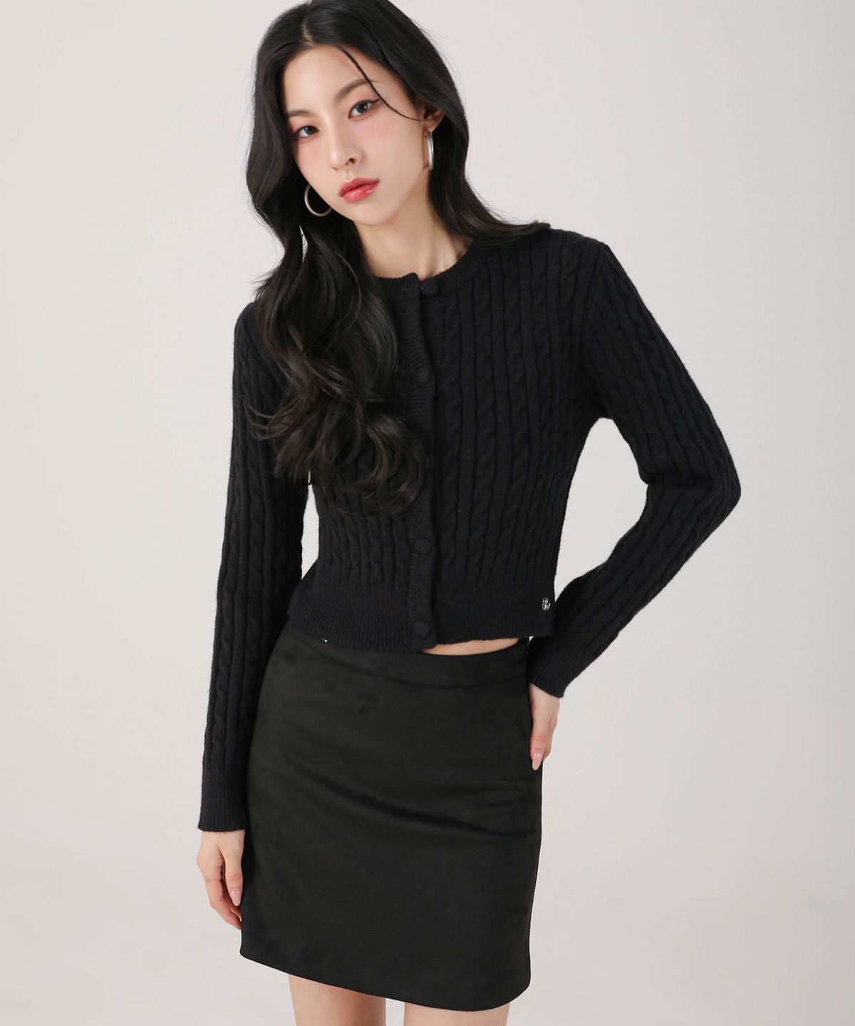 어반드레스(AVANDRESS) Round Crop Twisted Cardigan - 5COL