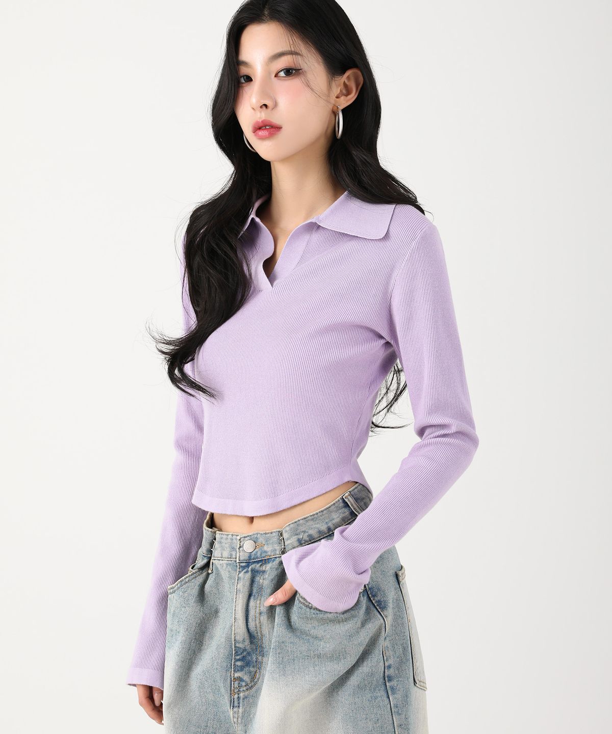 어반드레스(AVANDRESS) Ant Waist Collar Knit IVORY