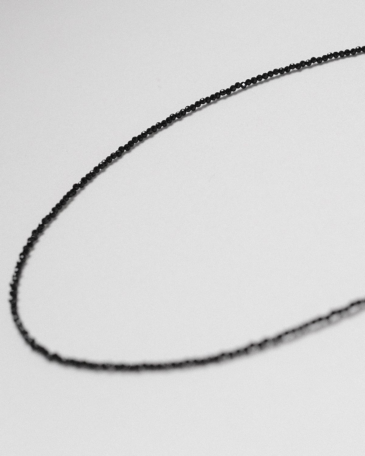 어나더레이어(ANOTHERLAYER) Classic Black Necklace (silver925)