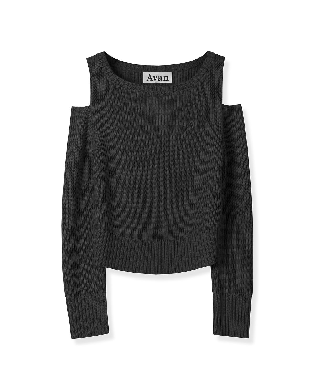 어반드레스(AVANDRESS) Noga Shoulder Cut-out Knit BLACK