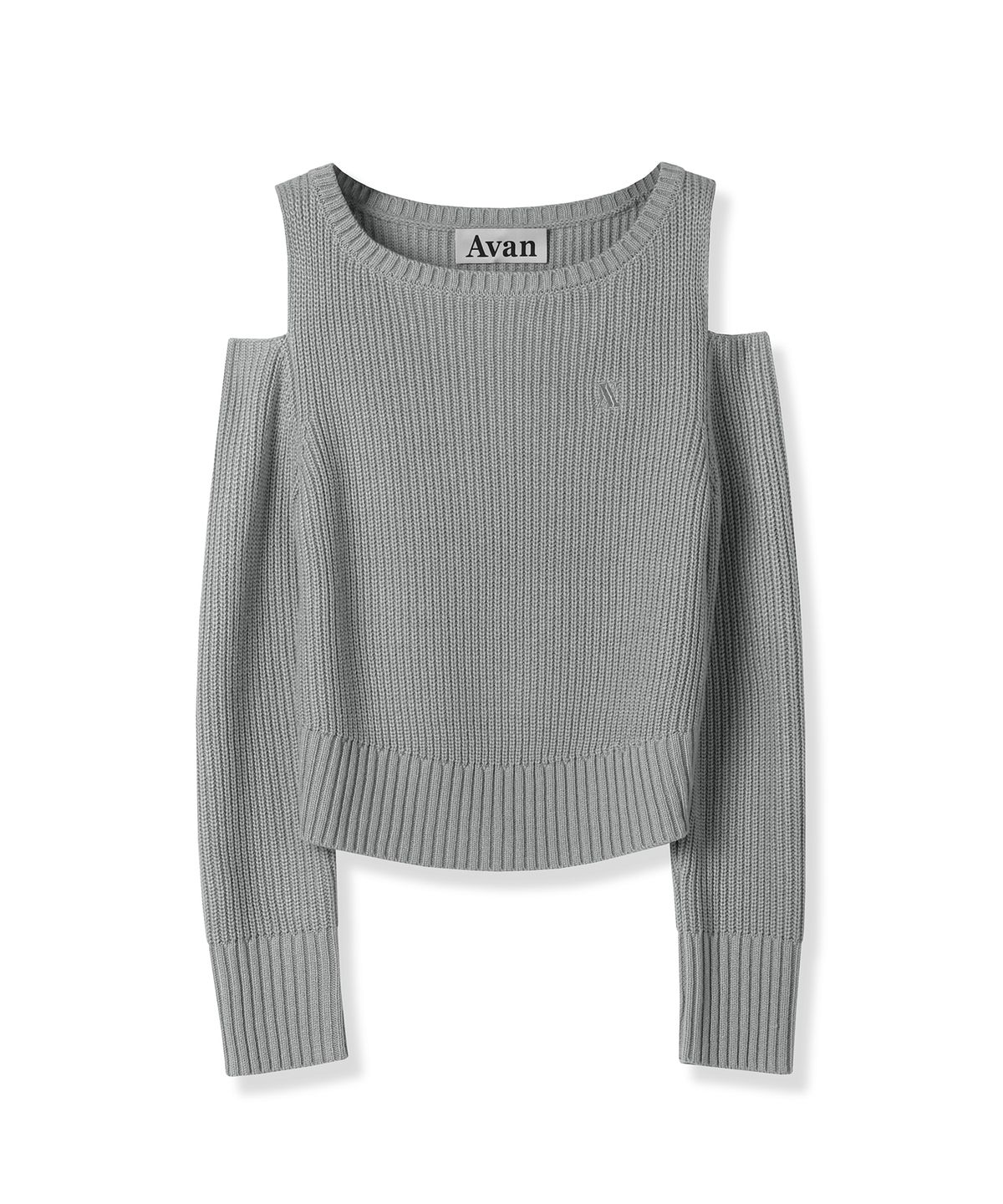 어반드레스(AVANDRESS) Noga Shoulder Cut-out Knit BLACK