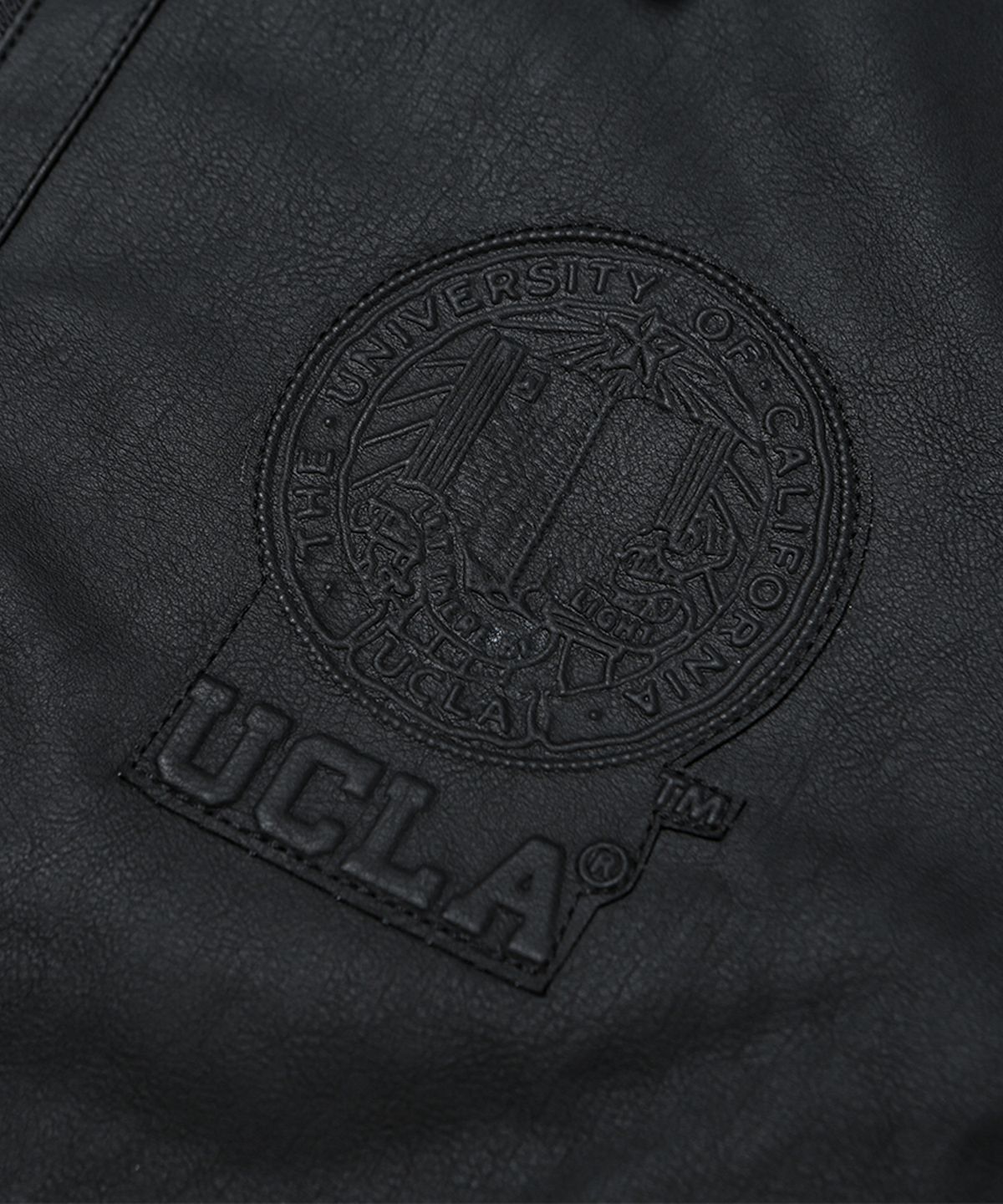 유씨엘에이(UCLA) 남성 페이크 레더 점퍼[BLACK](UZALE01_39)