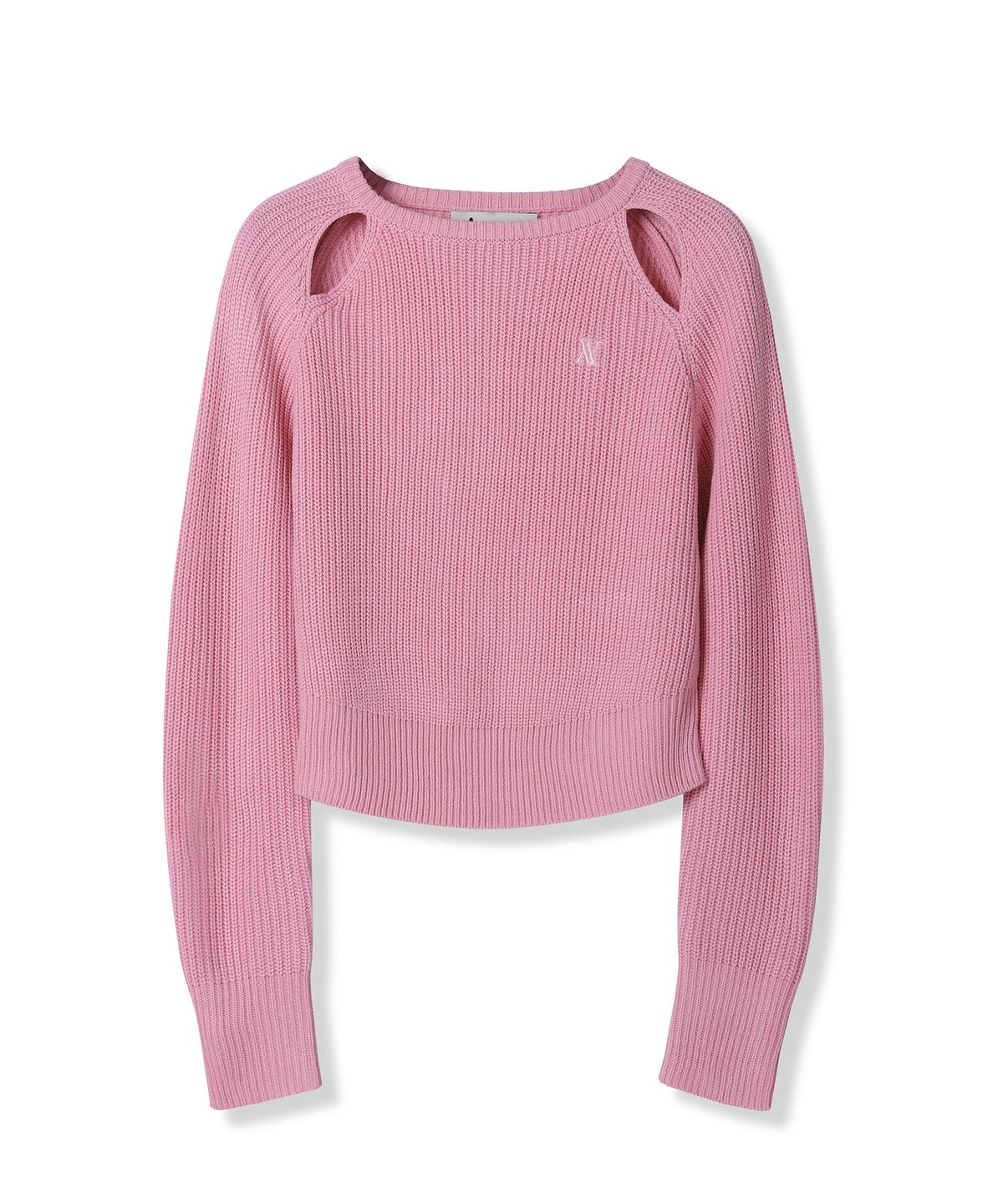 어반드레스(AVANDRESS) Ribbed Cut-out Knit IVORY