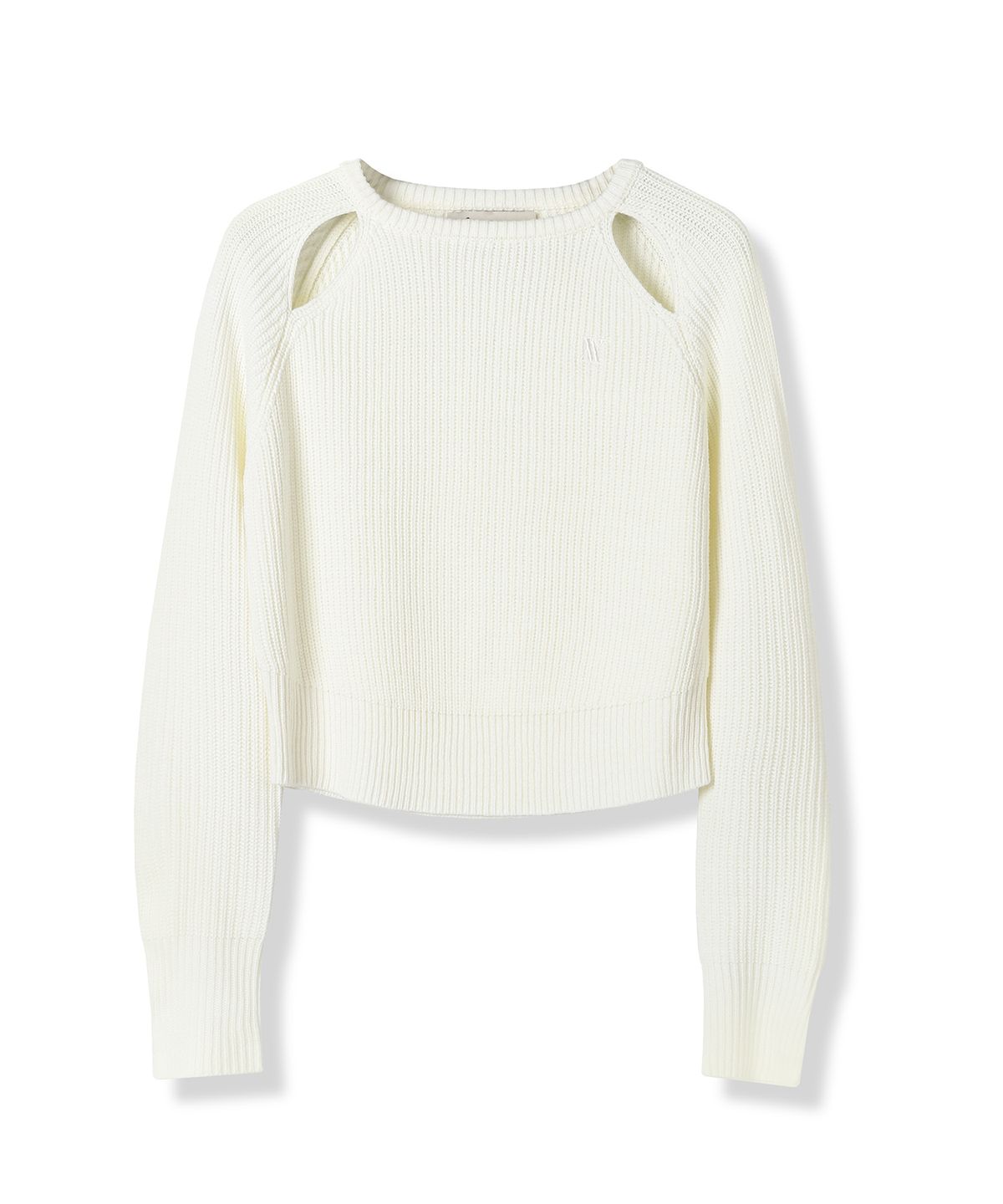 어반드레스(AVANDRESS) Ribbed Cut-out Knit PINK