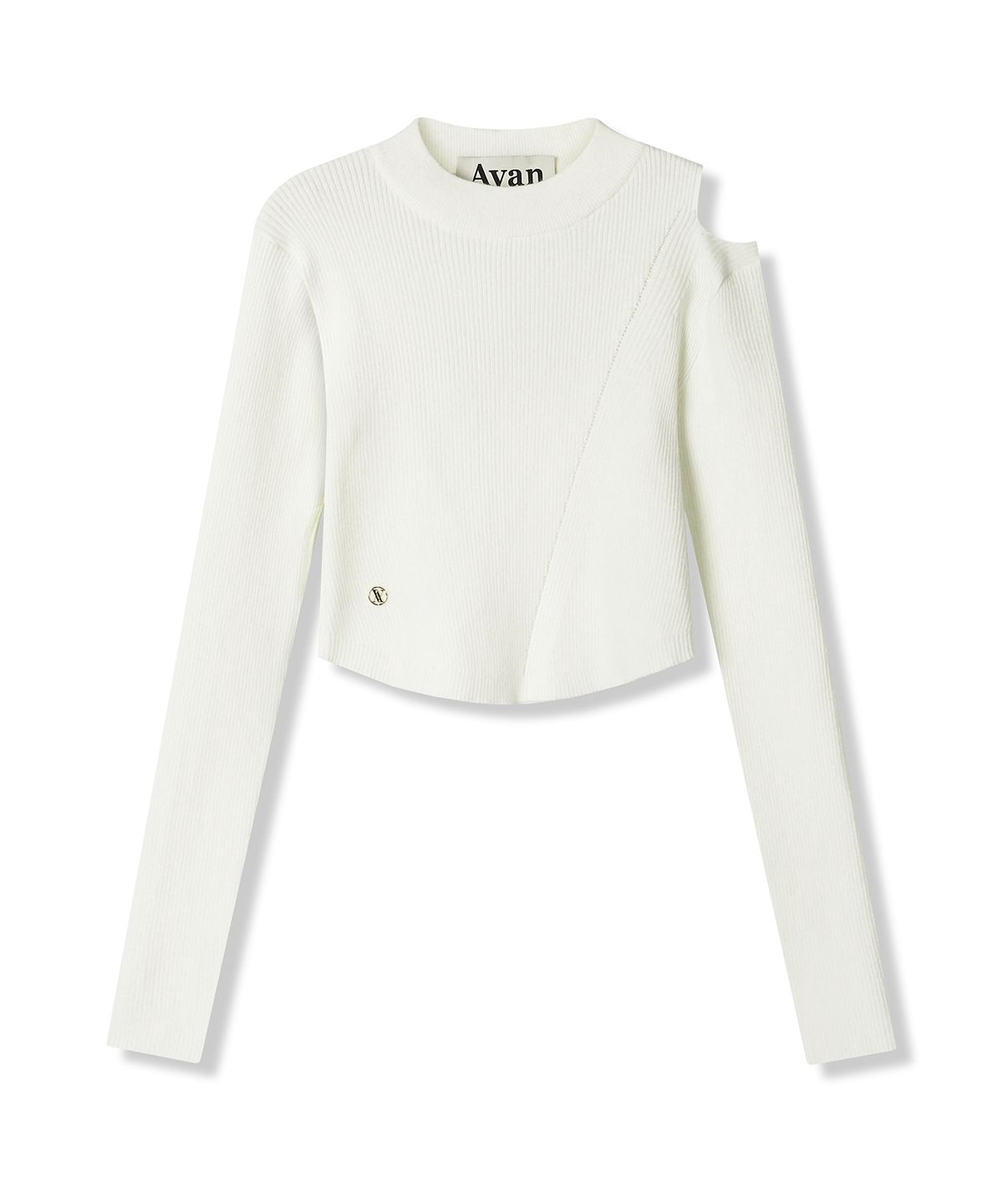 어반드레스(AVANDRESS) Tati Hole Round Knit MELANGE