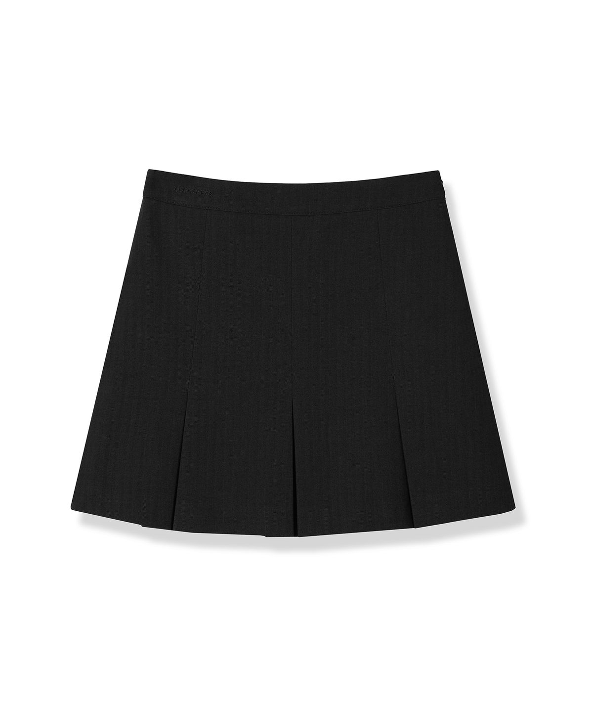 어반드레스(AVANDRESS) Jaya Pleats Mini Skirt CHARCOAL