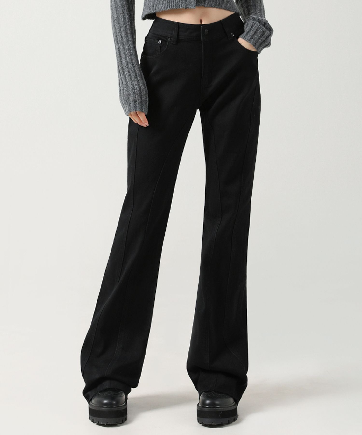 【AVANDRESS】Thin Bootscut Pants WASHING 2色 ★早い者勝ち★ MUSINSA | AVANDRESS Thin Bootscut Pants LIGHT BLUE