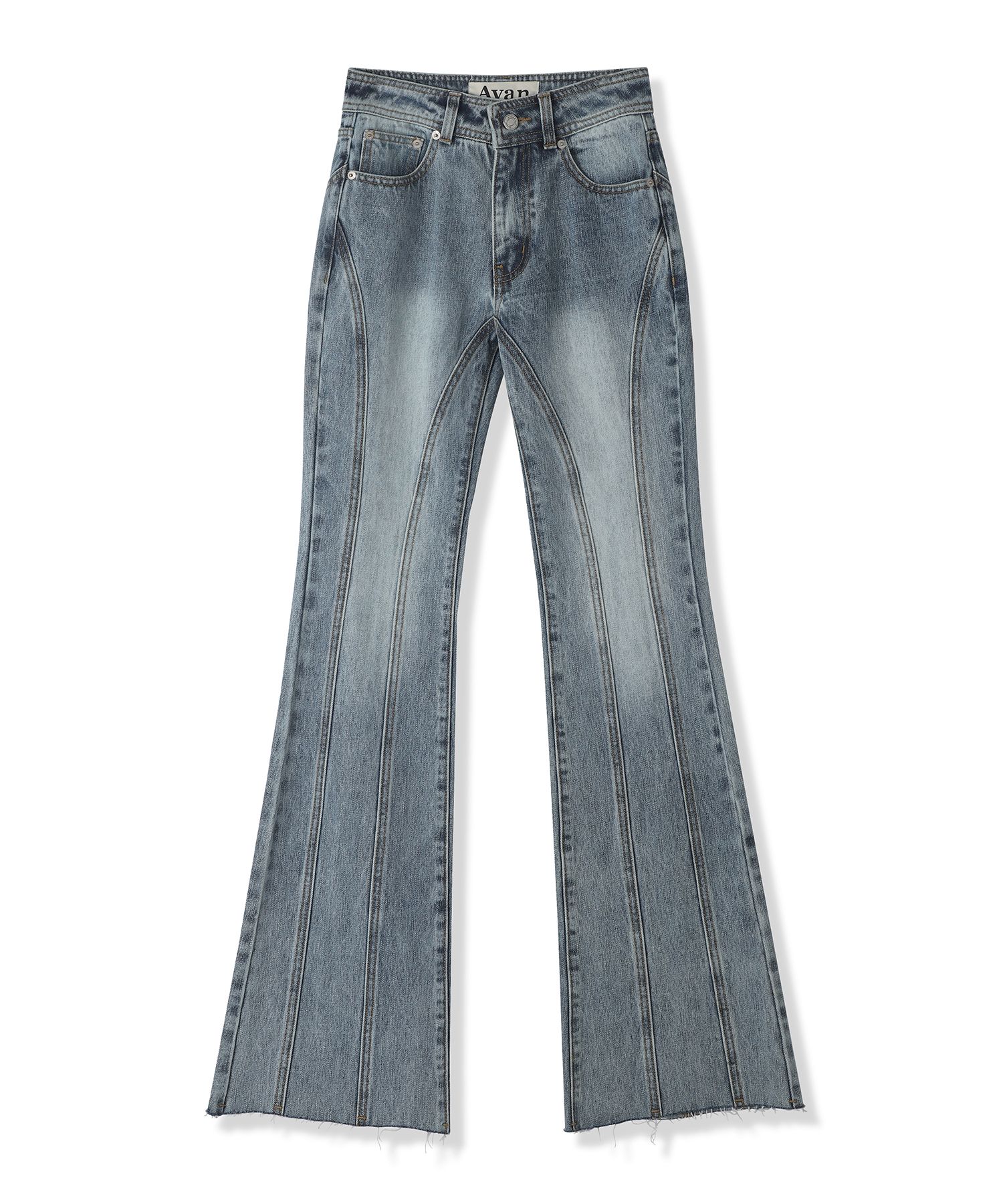 ☆AVANDRESS☆ STRAIGHT WIDE DENIM PANTS LIGHT BLUE AD43PT13L MUSINSA | AVANDRESS Thin Bootscut Pants LIGHT BLUE